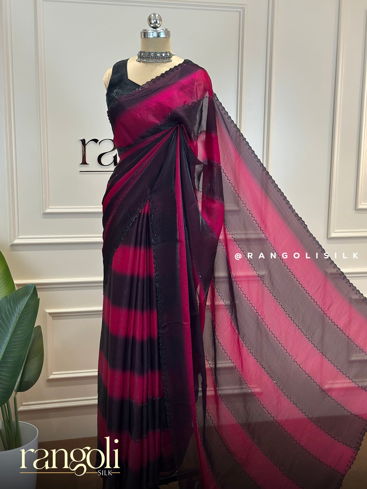 Premium Designer Sarees with Sculpted Pleats and Luxury Finish - Post 751