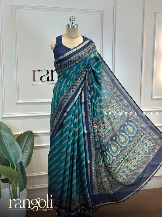 Earthy Elegance Cotton Saree with Classic Borders - Post 754