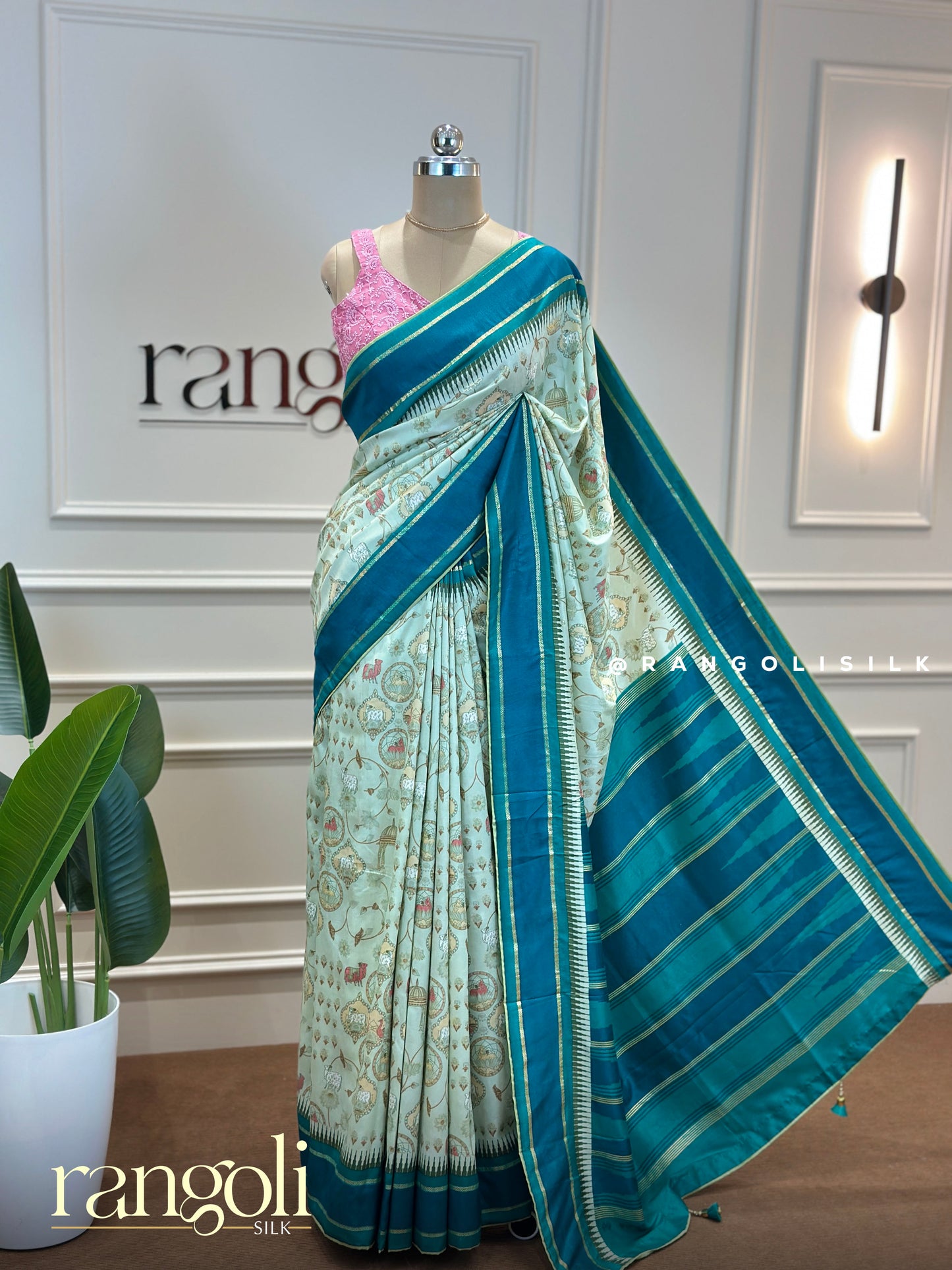 Elegant Cotton Silk Sarees - Lightweight Festive Collection with Contrasting Borders - Post 581