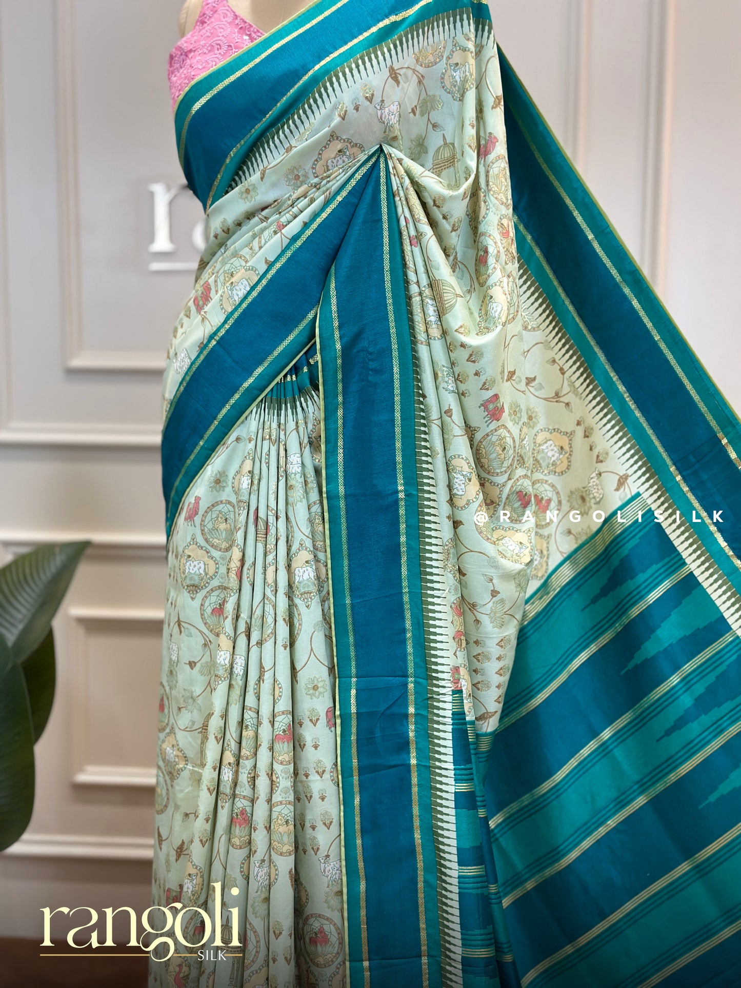 Elegant Cotton Silk Sarees - Lightweight Festive Collection with Contrasting Borders - Post 581