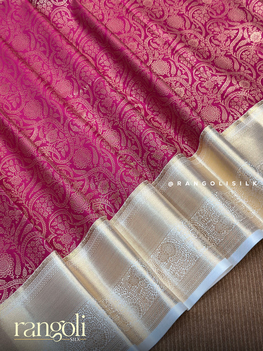 Elegant Kanjivaram Silk Saree with Intricate Brocade Patterns - Post 685