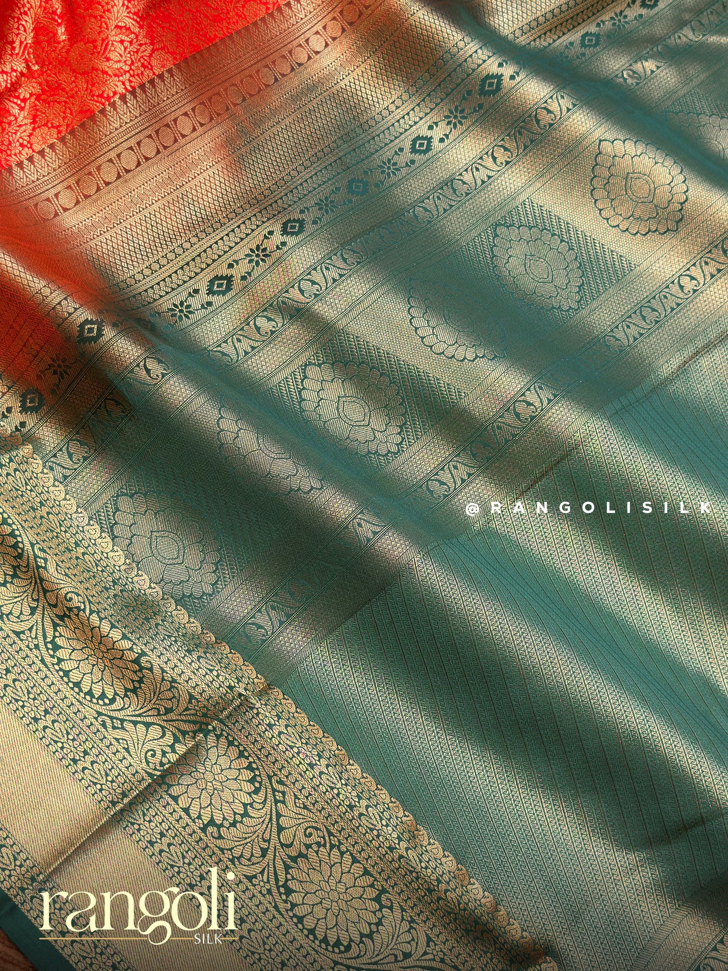 Elegant Kanjivaram Silk Saree with Intricate Brocade Patterns - Post 685