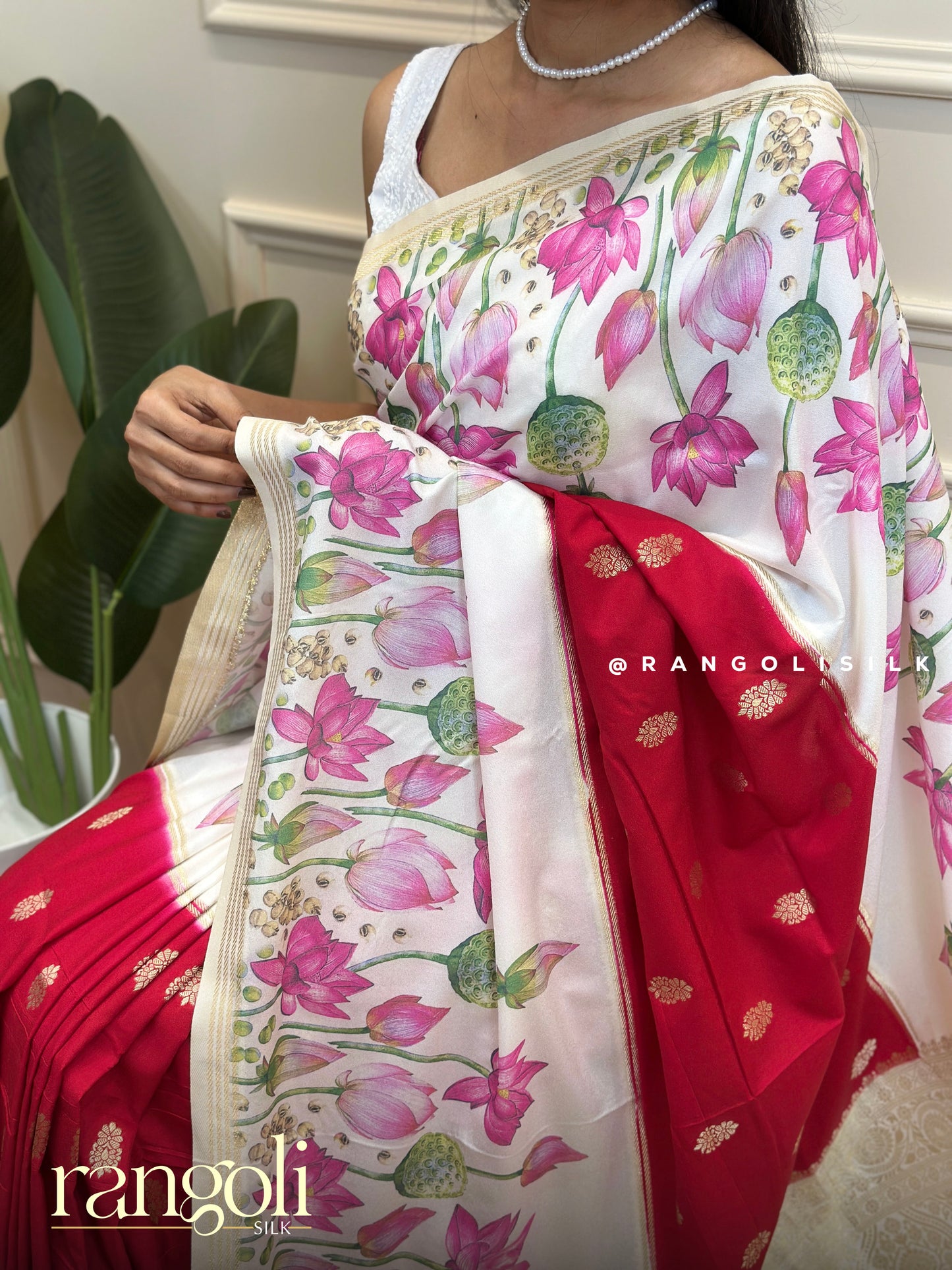 Festive Kalamkari Crepe Saree – Bright, Bold & Beautifully Traditional - Post 691