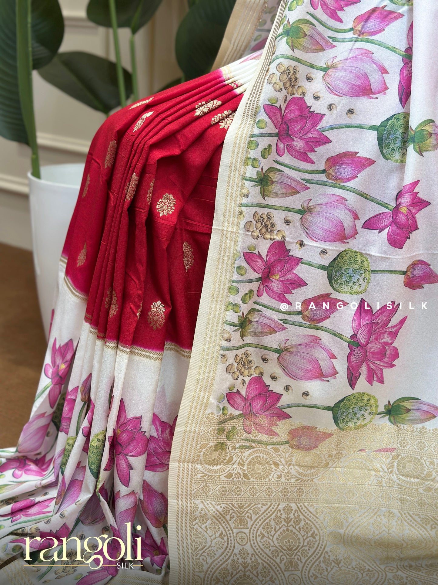 Festive Kalamkari Crepe Saree – Bright, Bold & Beautifully Traditional - Post 691