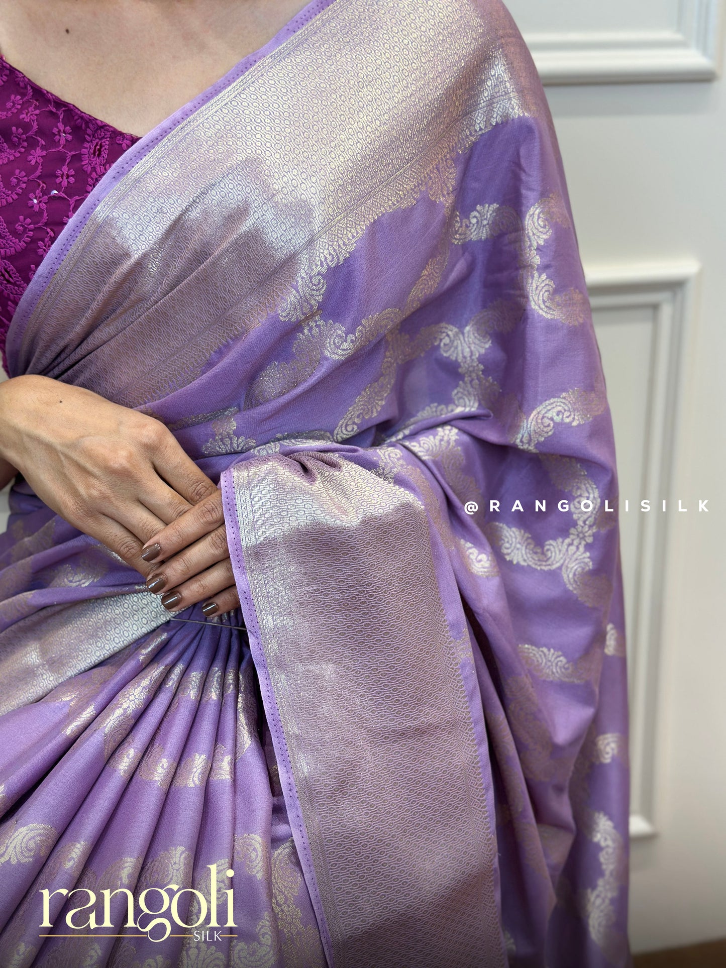Timeless Semi Mysore Silk Sarees with Subtle Woven Patterns - Post 704