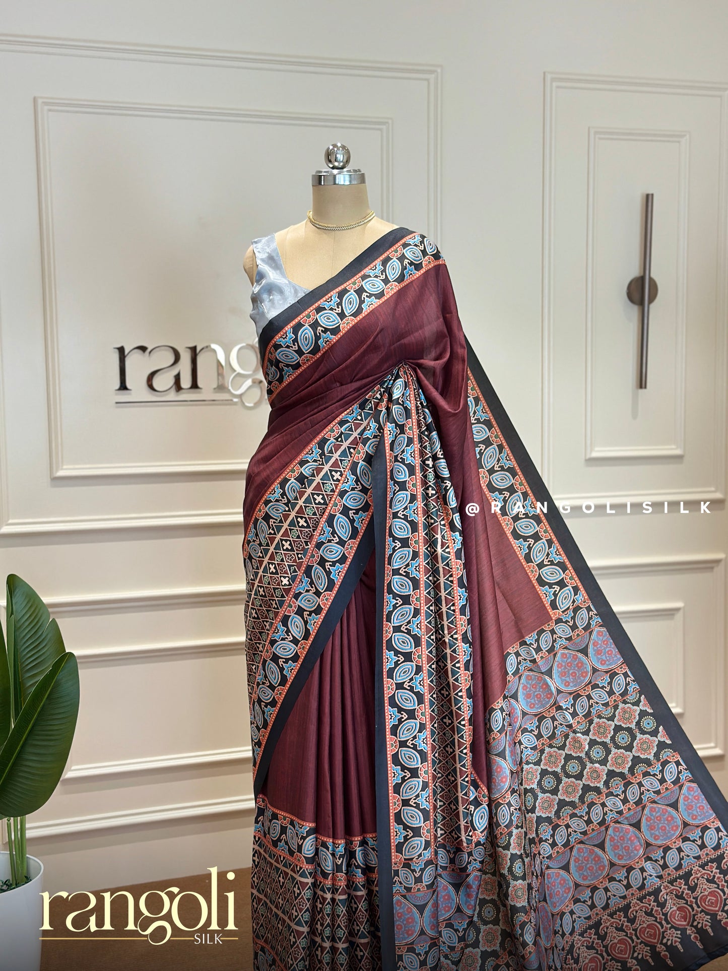 Printed Silk Cotton Saree - Post 365