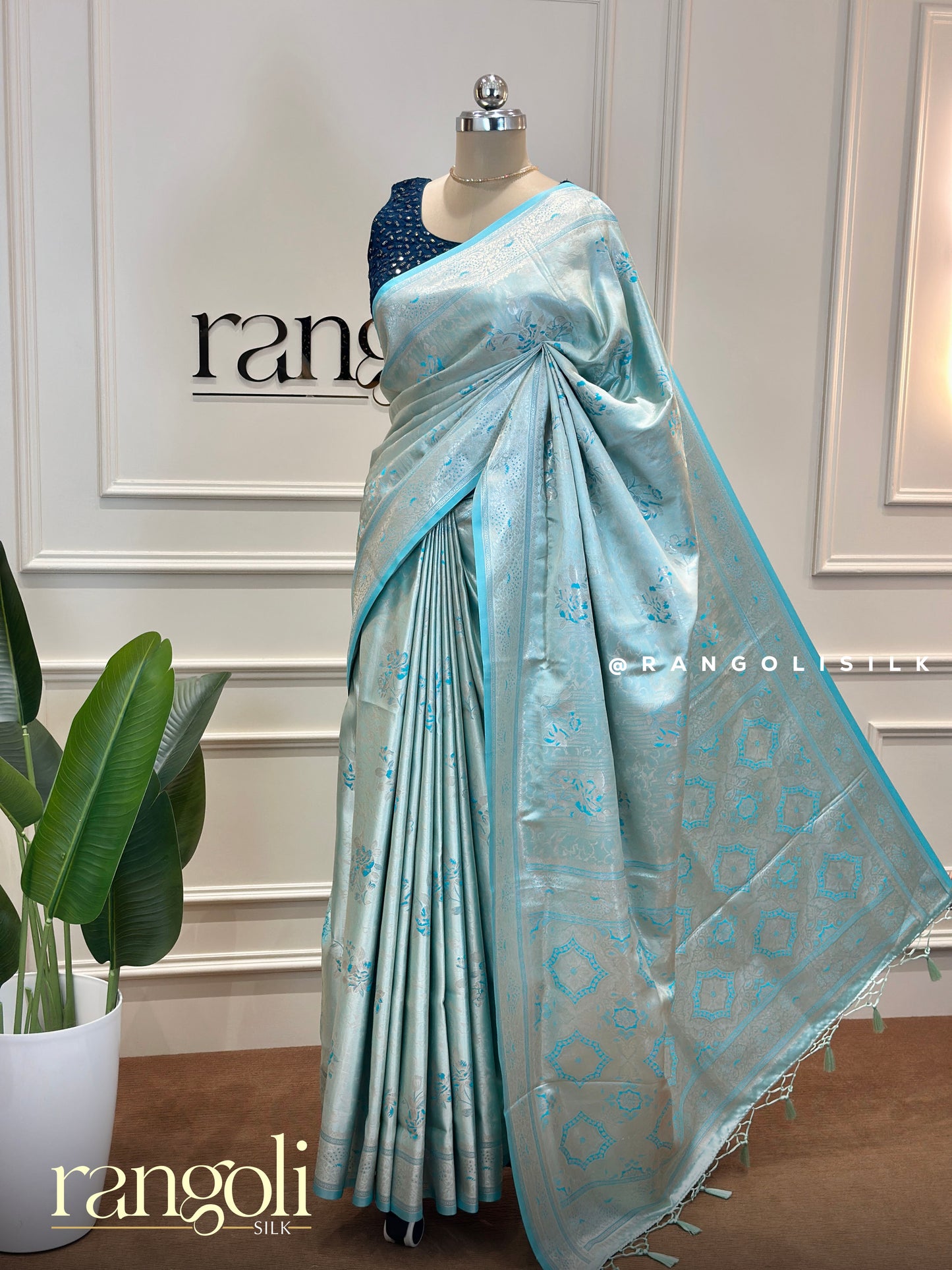 Timeless Banarasi Silk Sarees – Pastel Elegance with Intricate Zari Work - Post 585