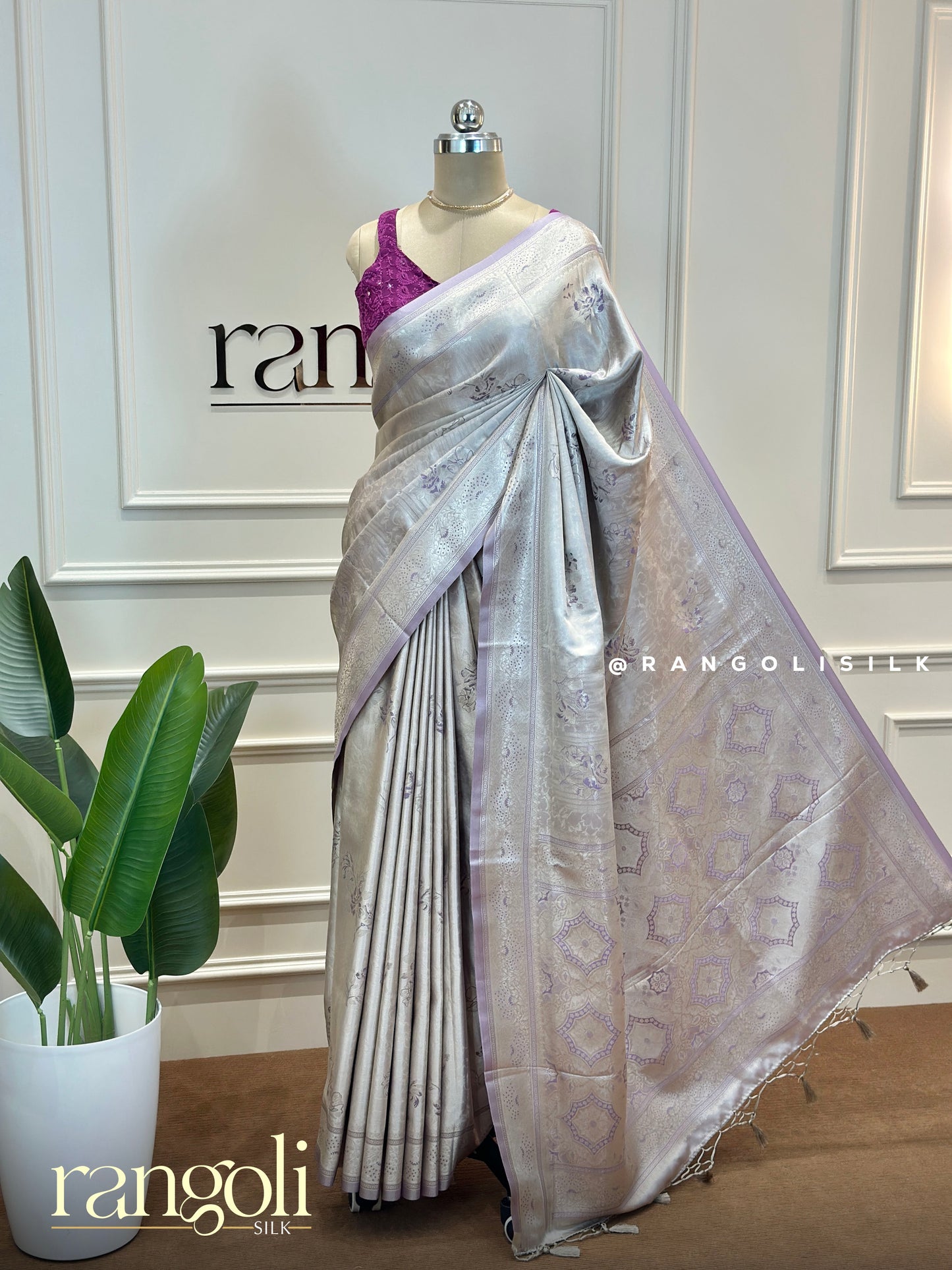 Timeless Banarasi Silk Sarees – Pastel Elegance with Intricate Zari Work - Post 585