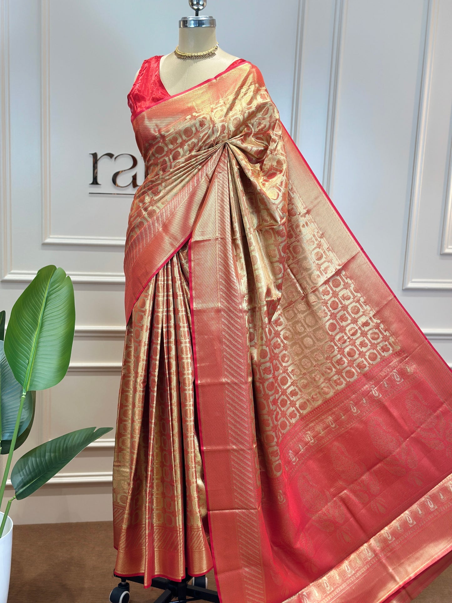 Semi Tissue Silk Saree with Soft Shimmer - Post 765