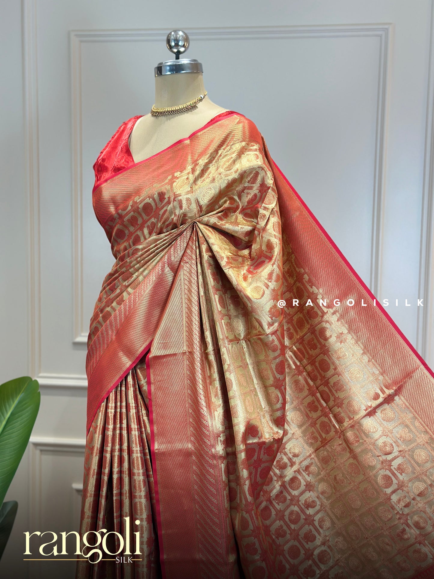 Semi Tissue Silk Saree with Soft Shimmer - Post 765