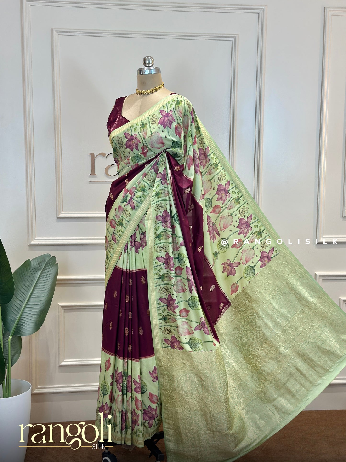 Bright & Bold Kalamkari Crepe Saree – A Blend of Heritage and Modern Elegance - Post 595