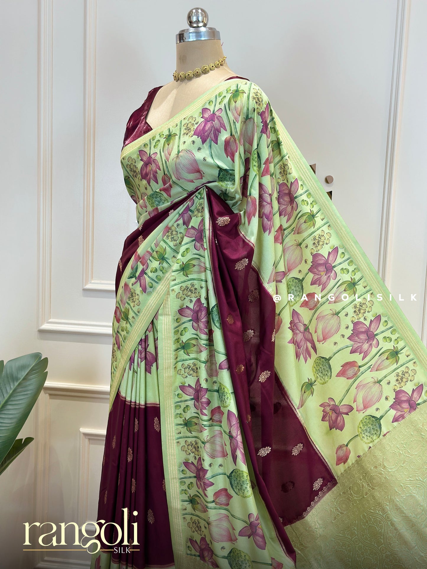 Bright & Bold Kalamkari Crepe Saree – A Blend of Heritage and Modern Elegance - Post 595