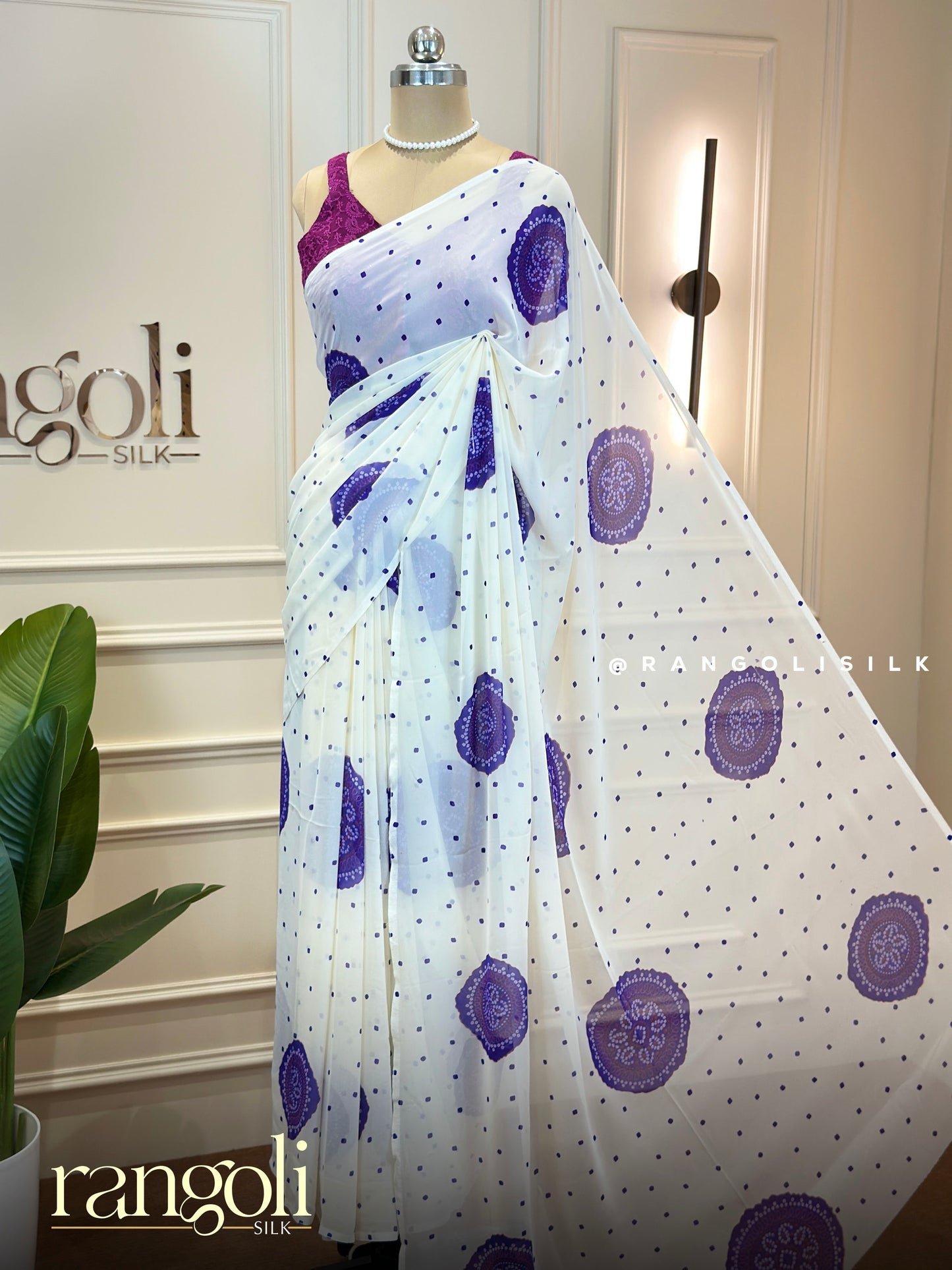 Lightweight Printed Synthetic Saree - Post 892