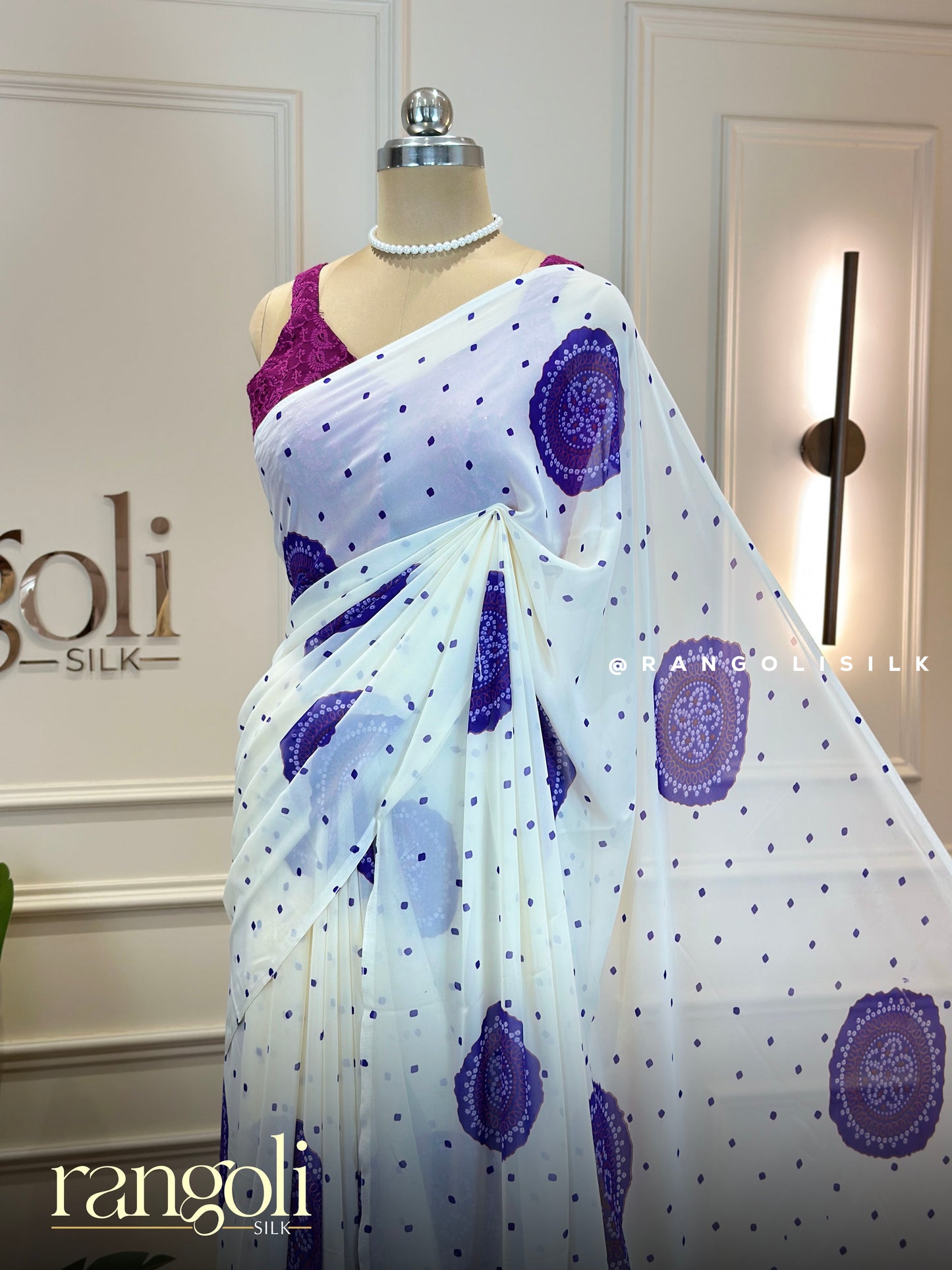 Lightweight Printed Synthetic Saree - Post 892