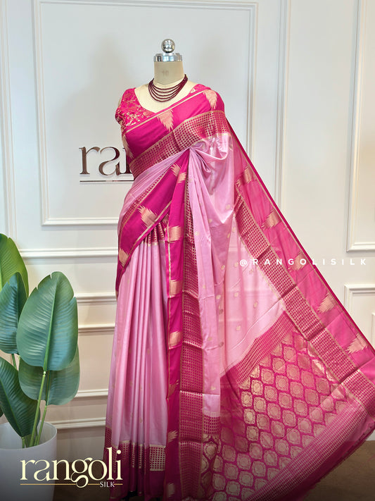 Semi Mysore Silk Saree With Rich Pallu - Post 904