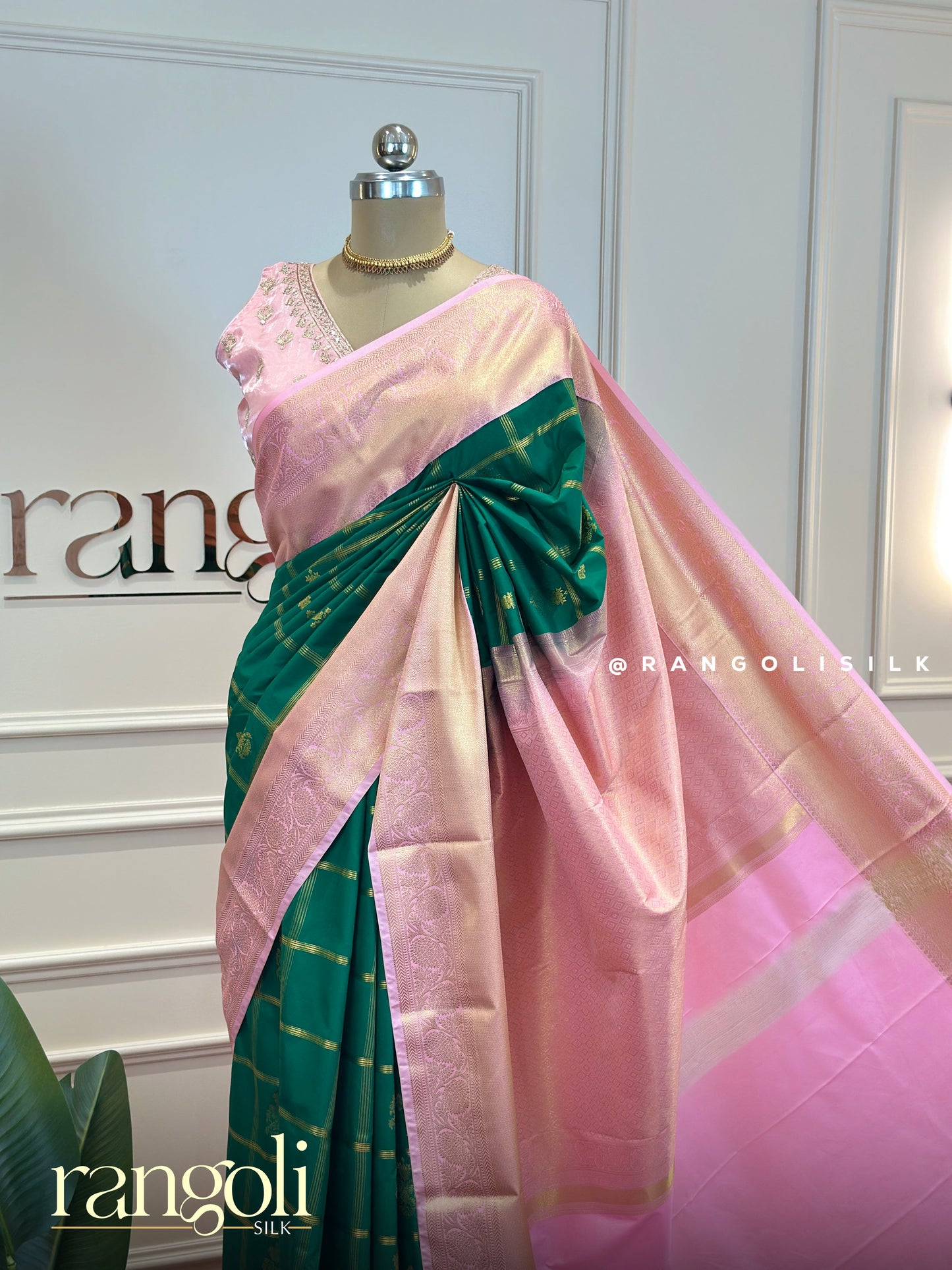 Traditional Semi Kanjivaram Silk Saree in Rich Colour Combinations - Post 700