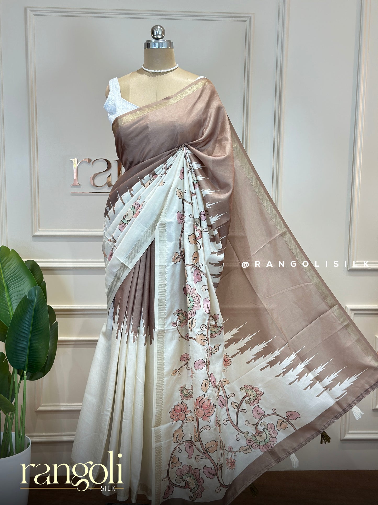 Elegant Cotton Silk Sarees with Floral Prints - Post 889