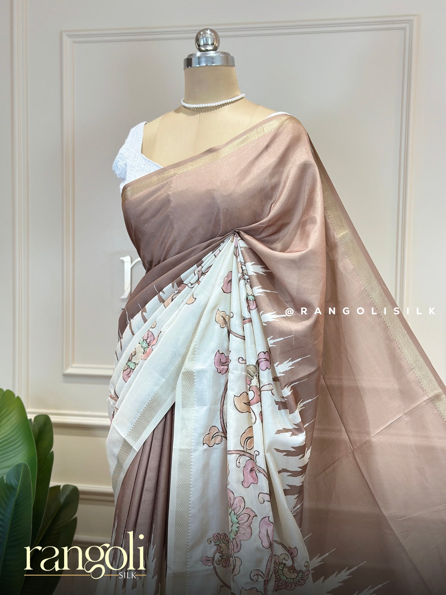 Elegant Cotton Silk Sarees with Floral Prints - Post 889