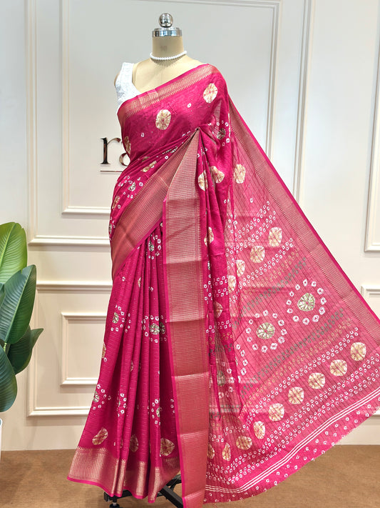 Premium Dola Silk Synthetic Sarees - Post 778