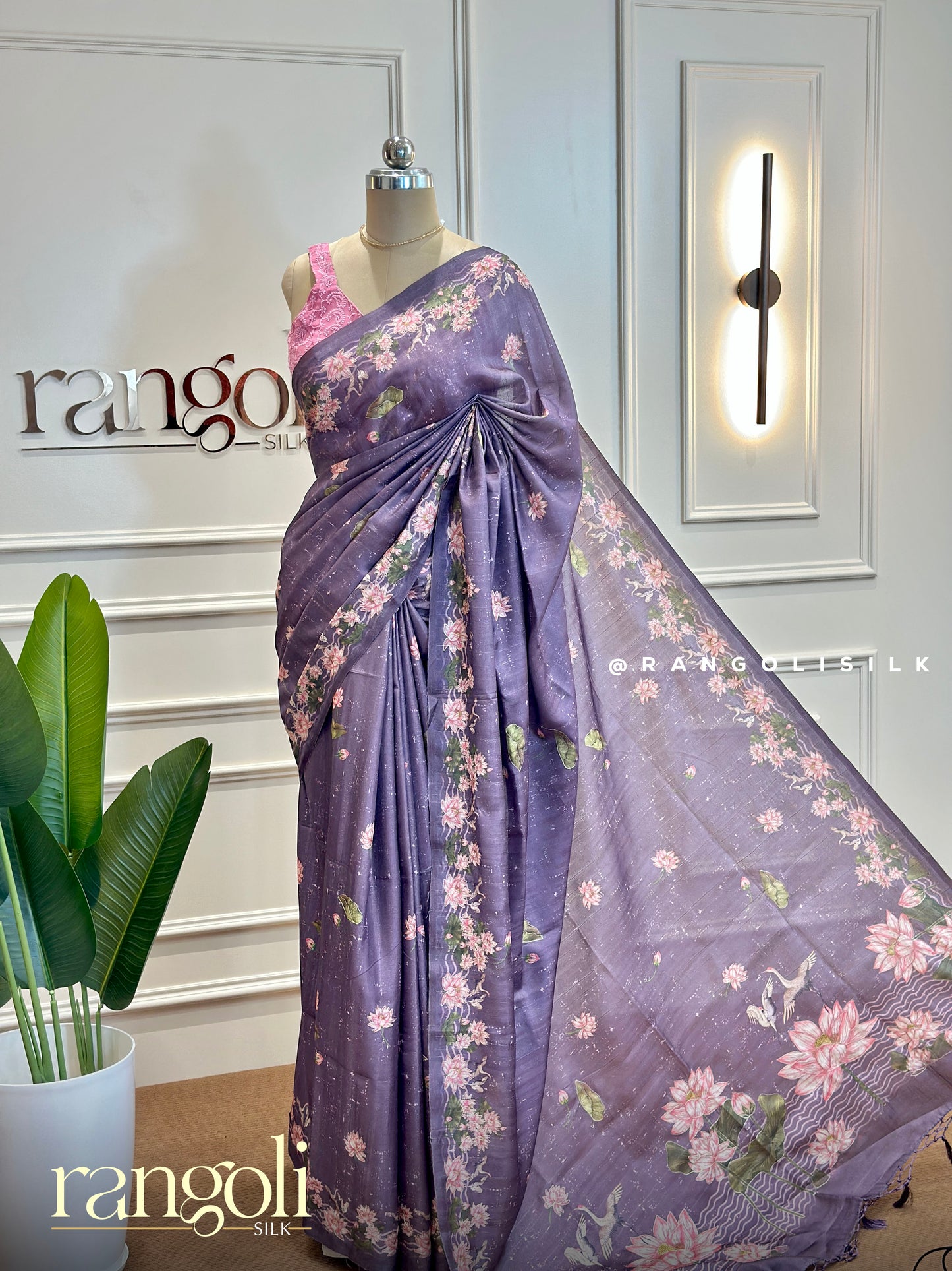 Elegant Silk Cotton Saree – Lightweight, Soft & Floral Adorned - Post 487