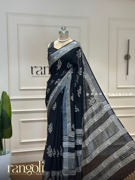 Soft Cotton Saree with Soothing Hues and Delicate Prints - Post 387