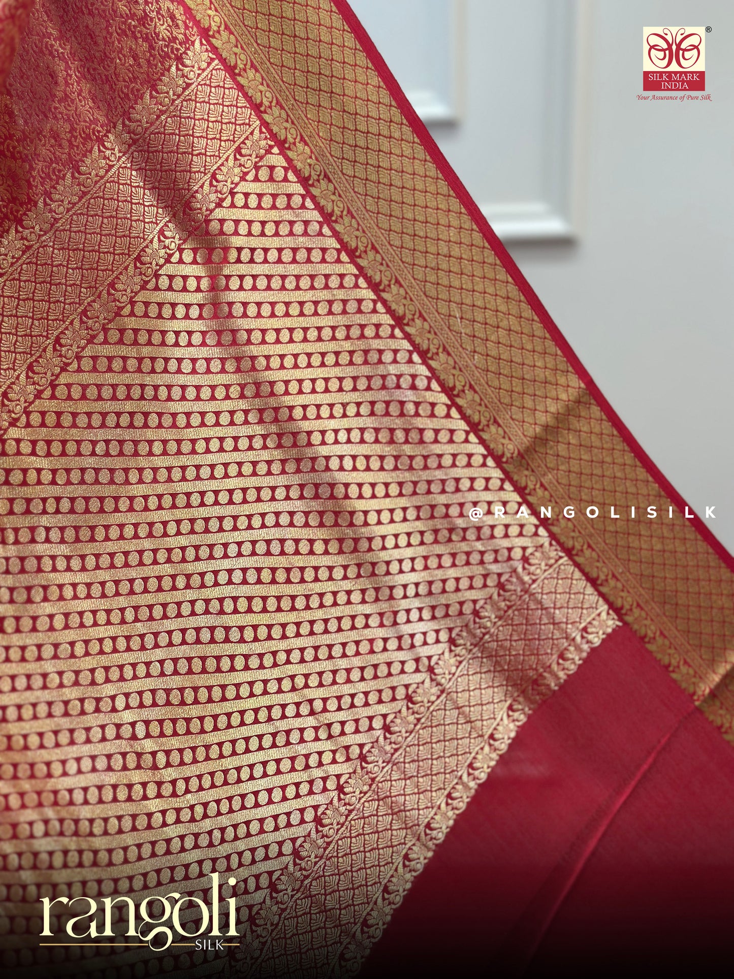 Elegant Pure Mysore Crepe Silk Saree with Rich Brocade Pattern - Post 794