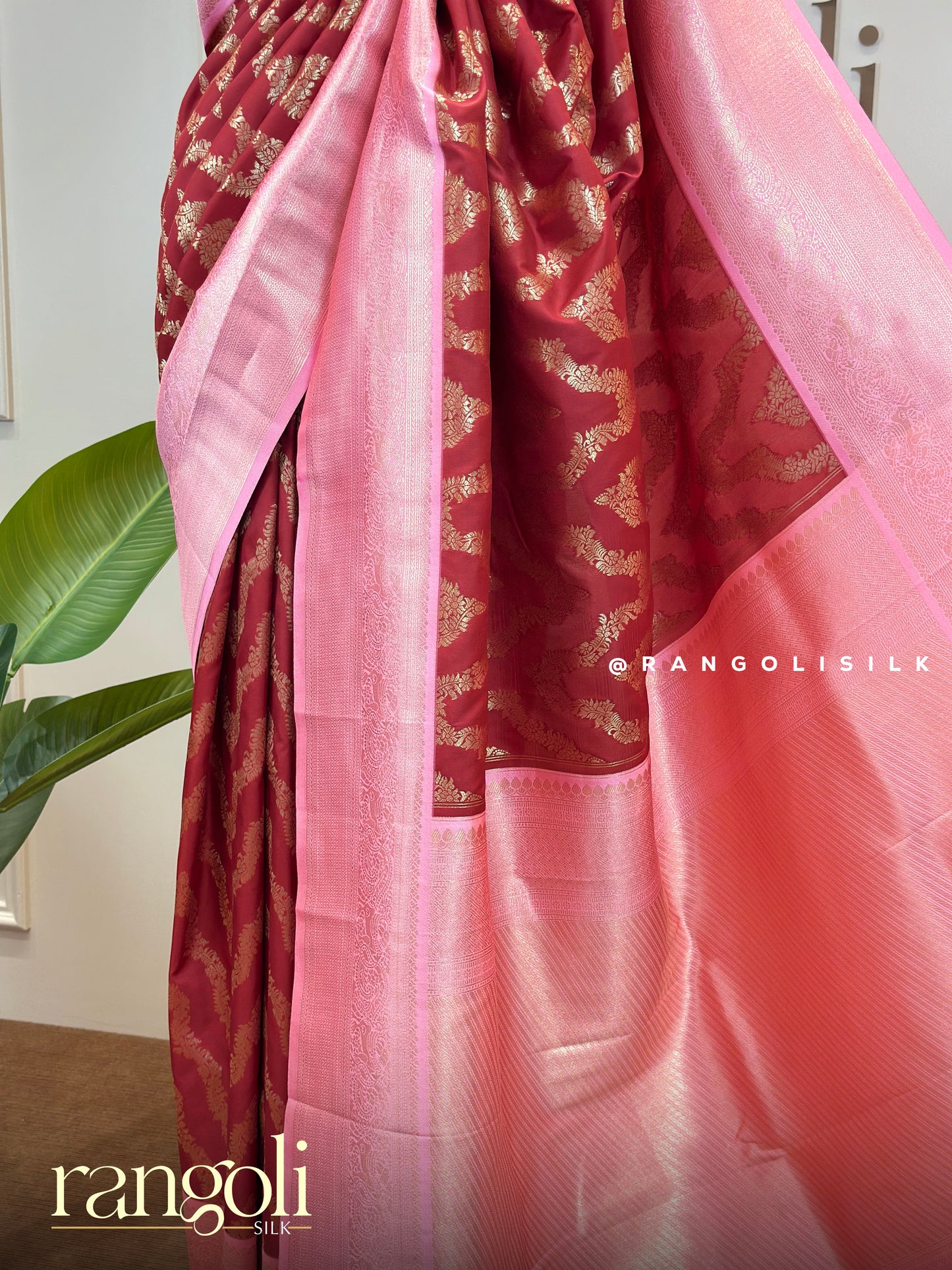 Traditional Kanjivaram Silk Saree with Rich Contrast Borders - Post 709
