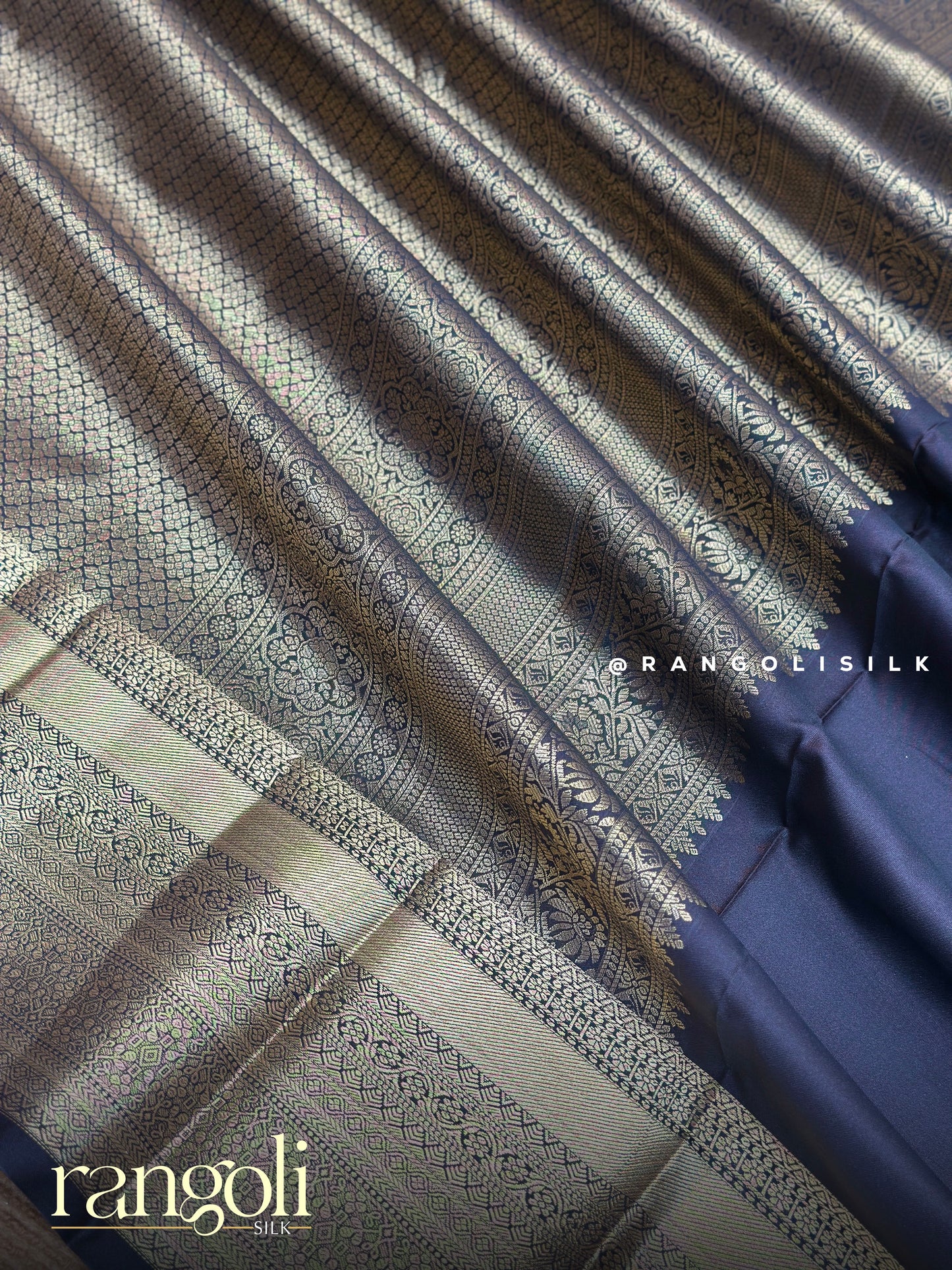 Kanjivaram Silk Saree with Brocade Pattern - Post 896