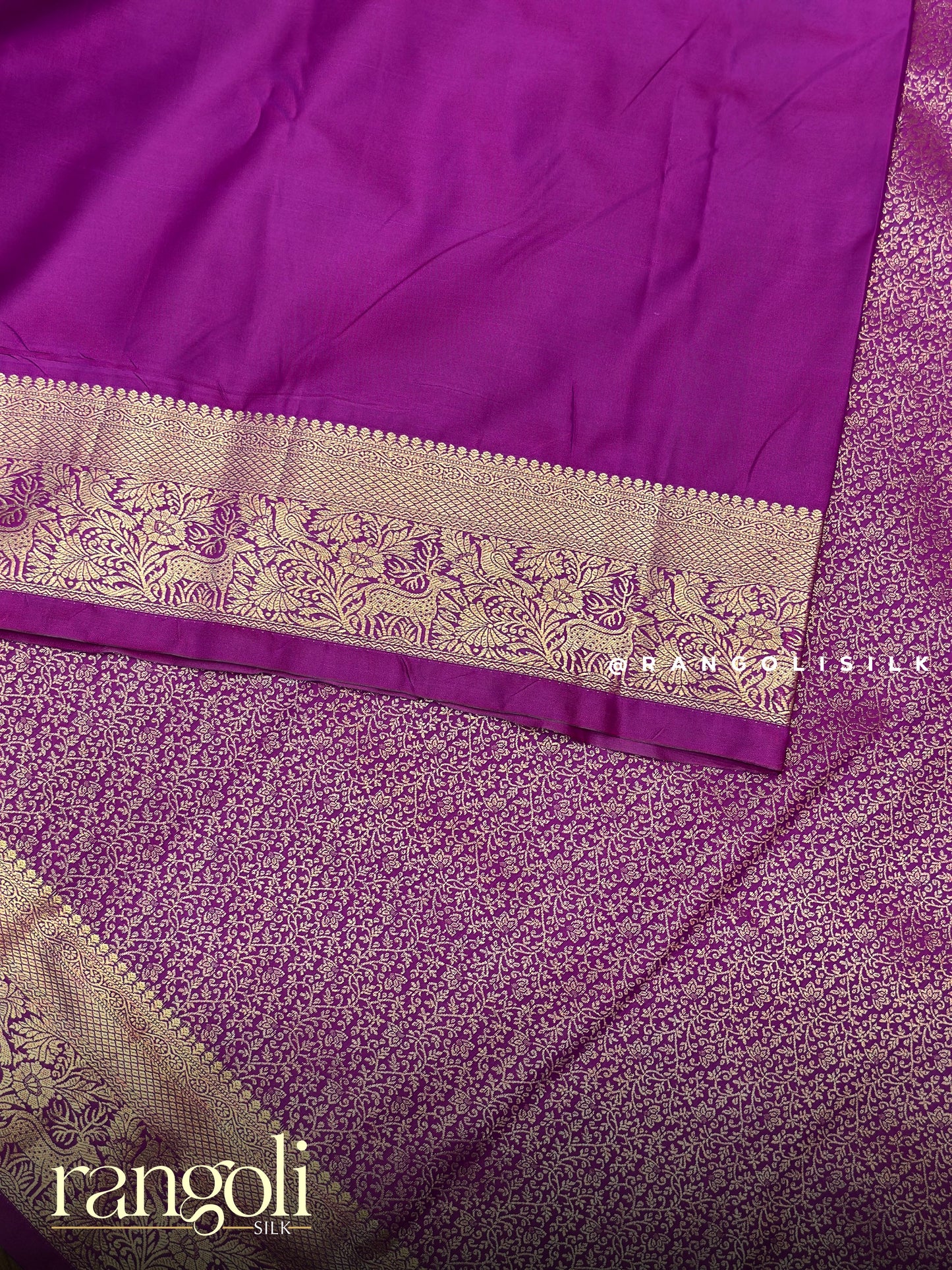 Kanjivaram Silk Saree with Brocade Pattern - Post 896