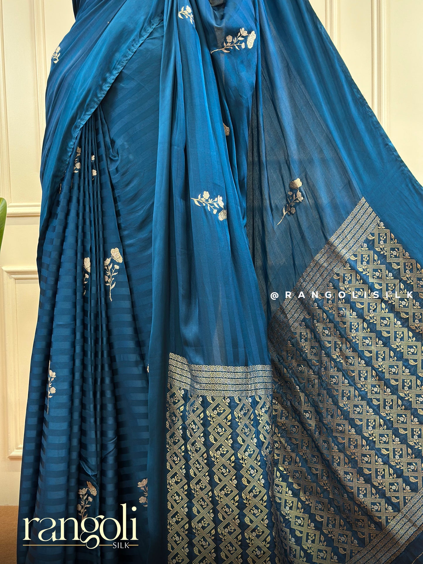Banaras Saree in Luxurious Satin Mix - Post 397