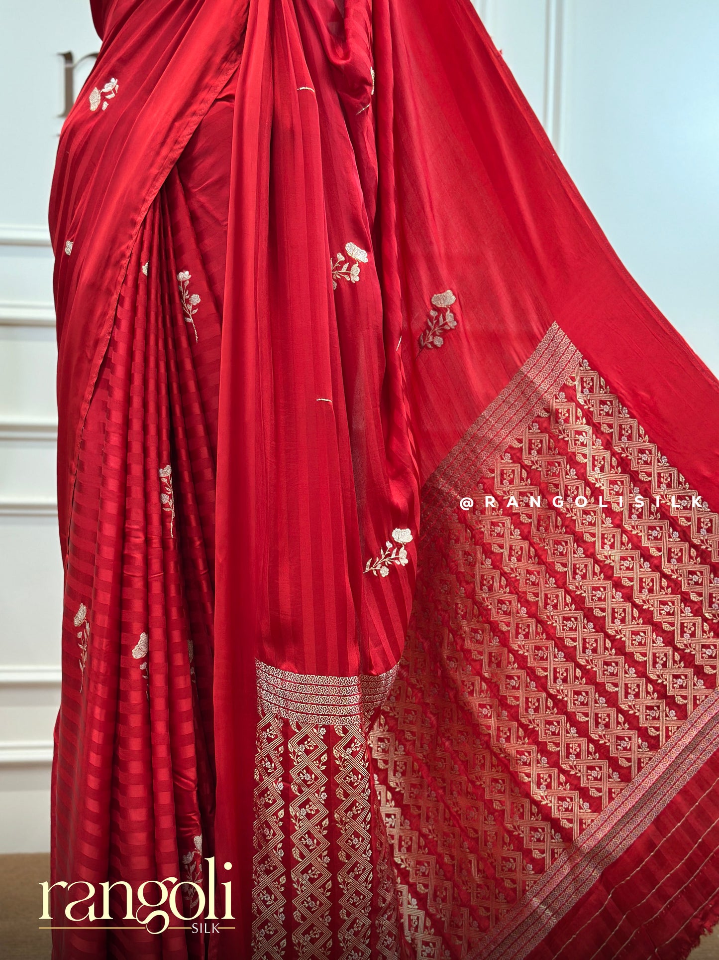 Banaras Saree in Luxurious Satin Mix - Post 397
