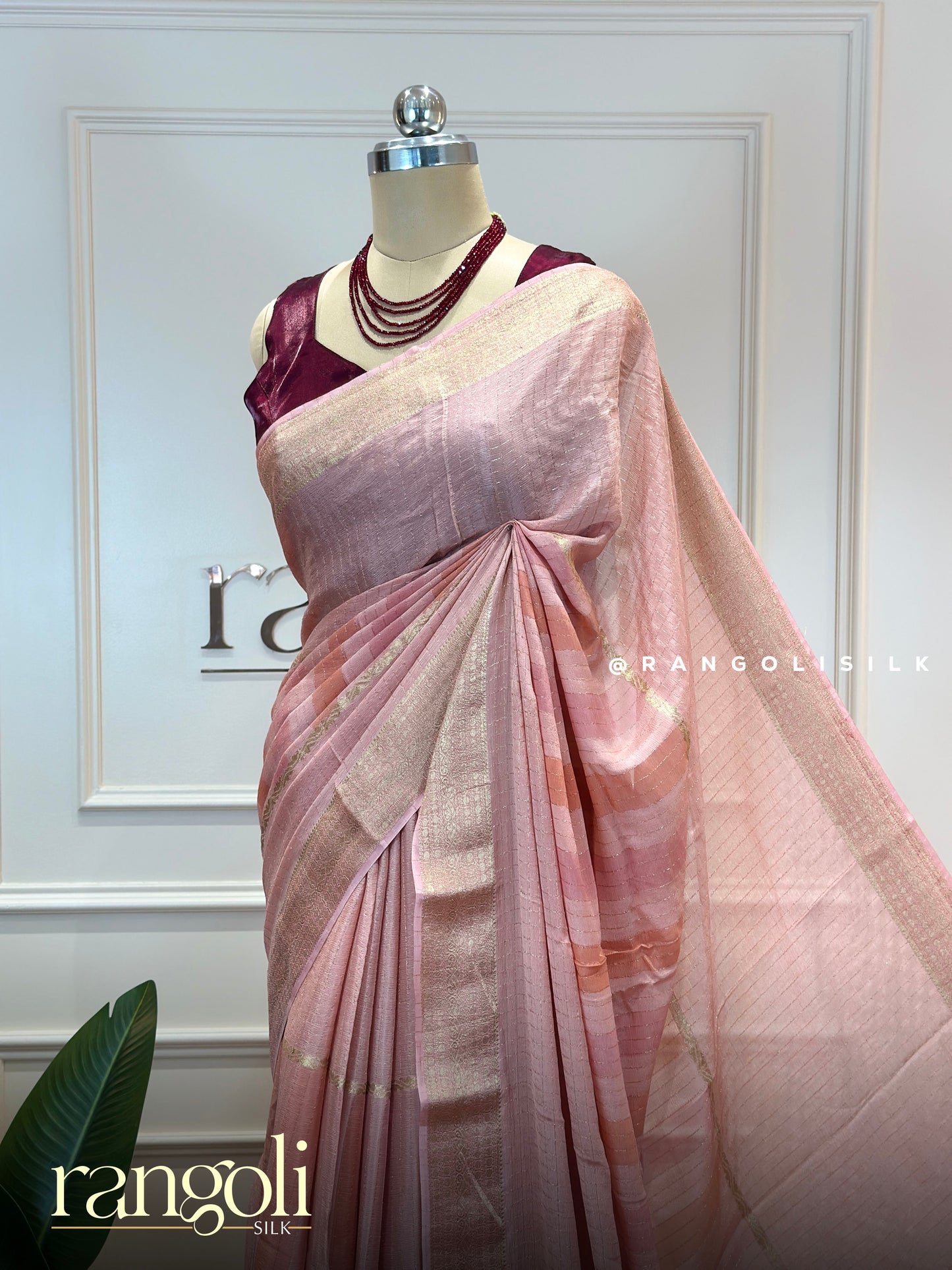 Elegant Pastel Shades Georgette Saree - Post 913
