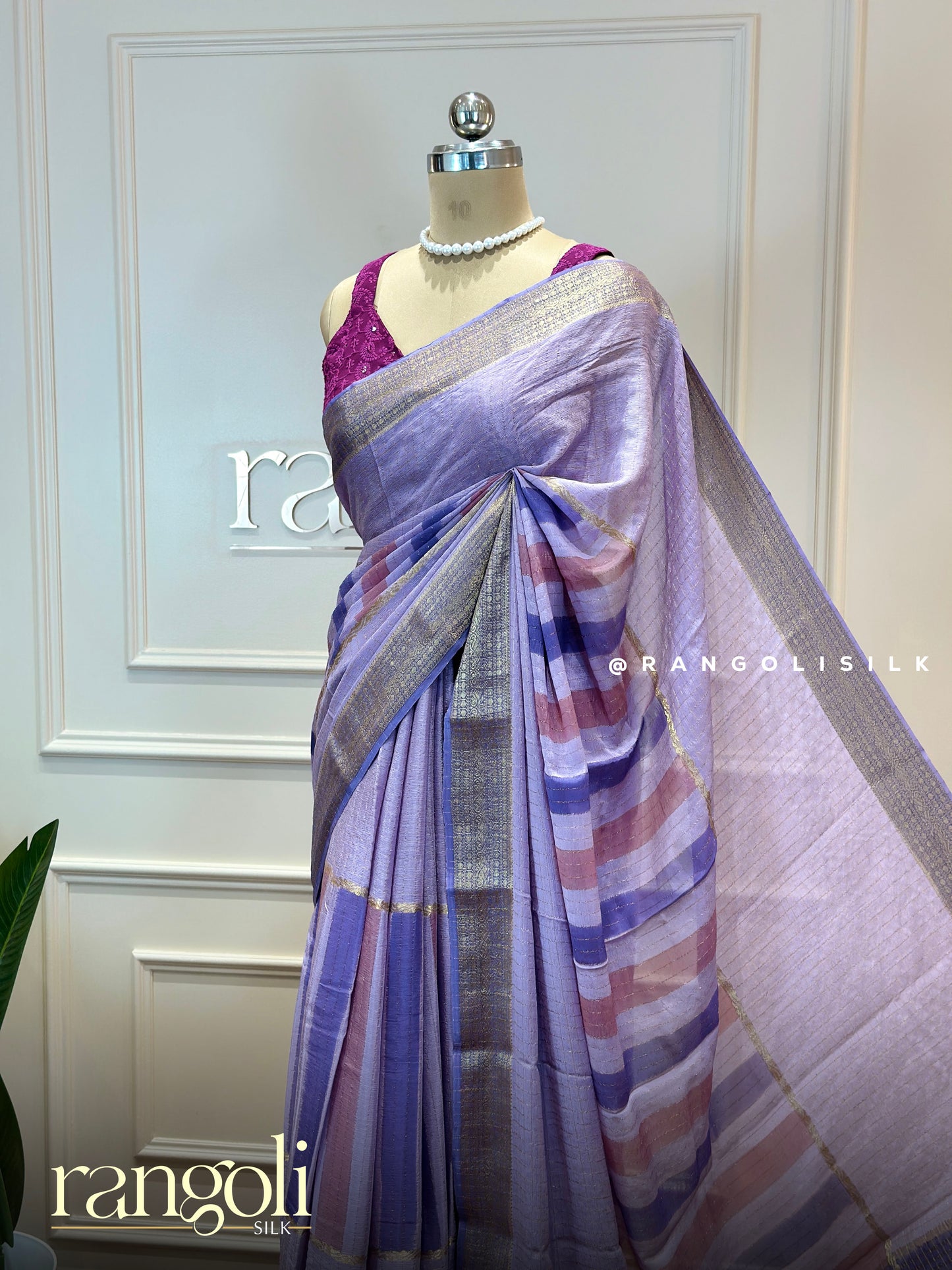 Elegant Pastel Shades Georgette Saree - Post 913