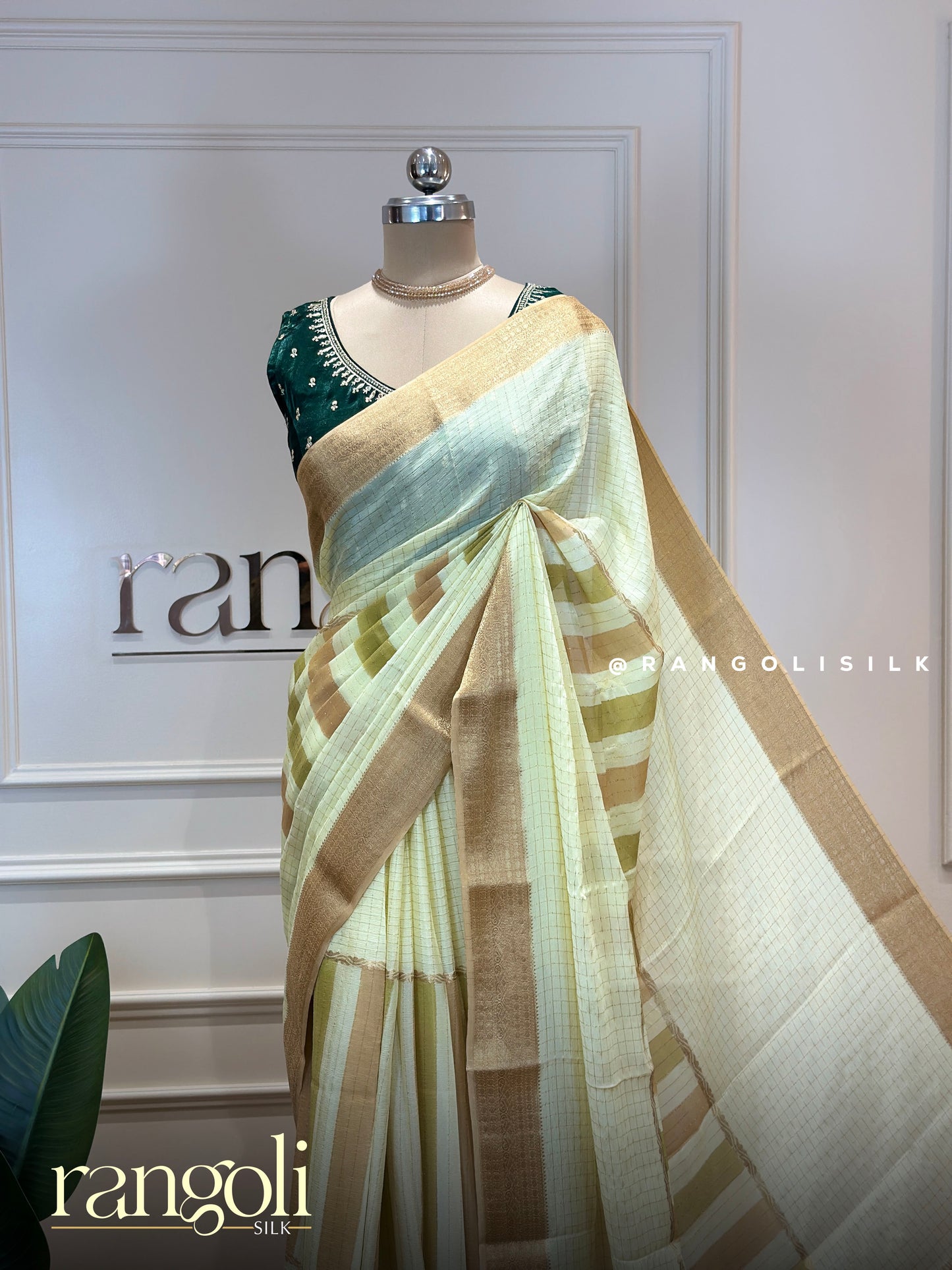 Elegant Pastel Shades Georgette Saree - Post 913