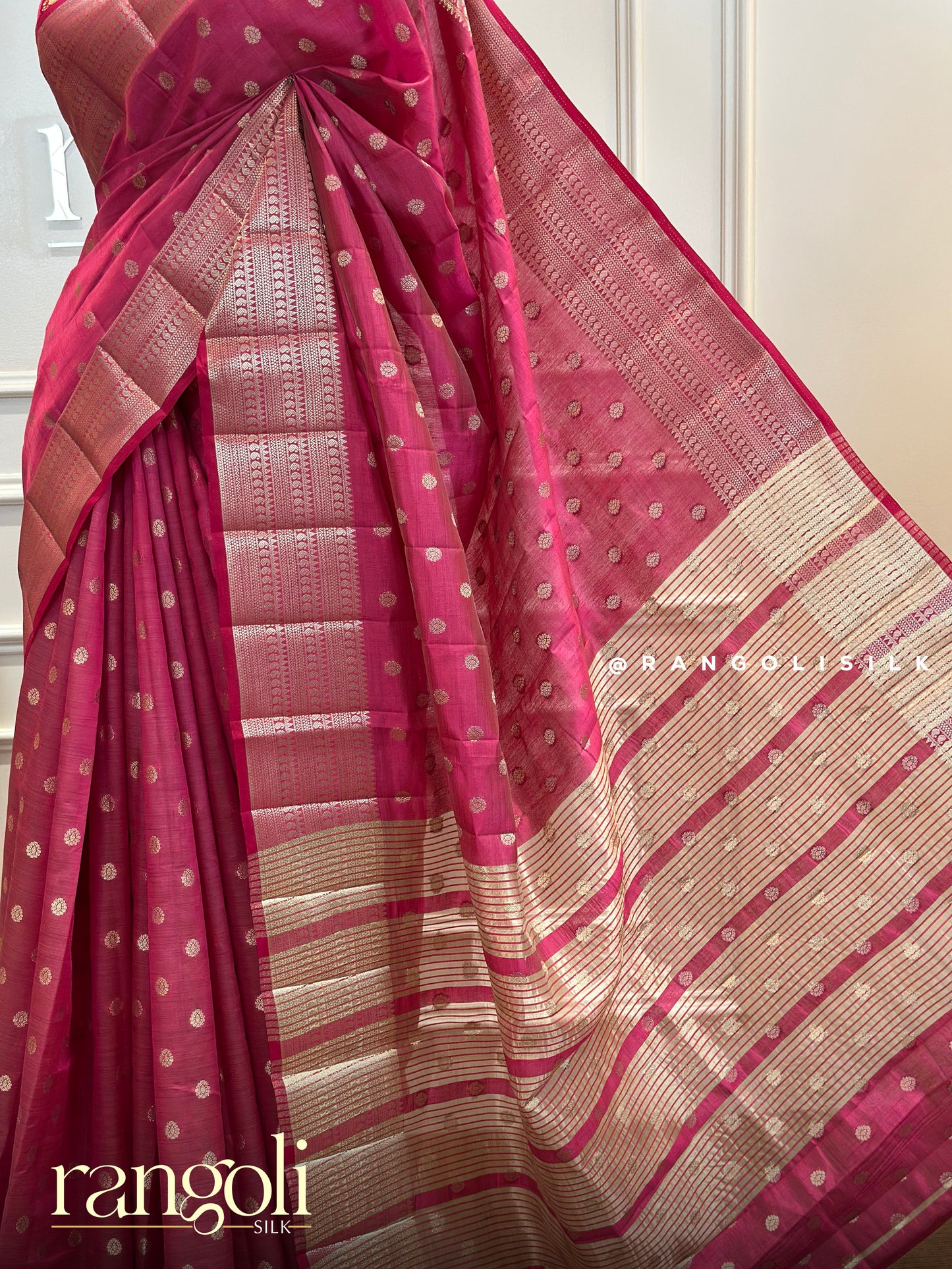 Raw Silk Sarees with Zari Border - Post 615