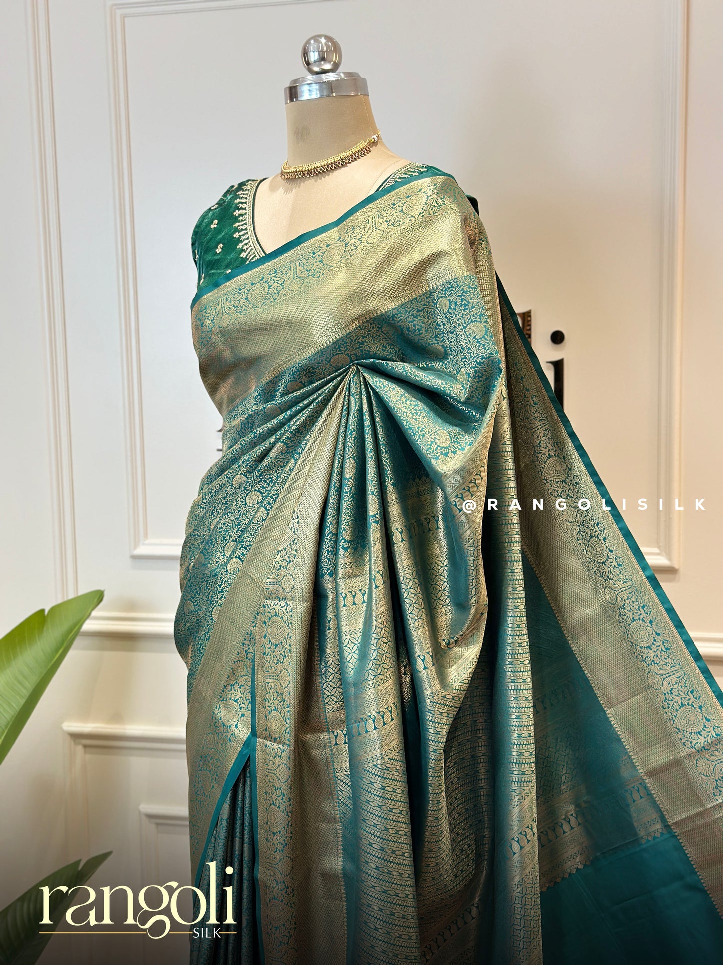 Elegant Tissue Silk Sarees - Soft Pastel & Rich Dark Shades - Post 791