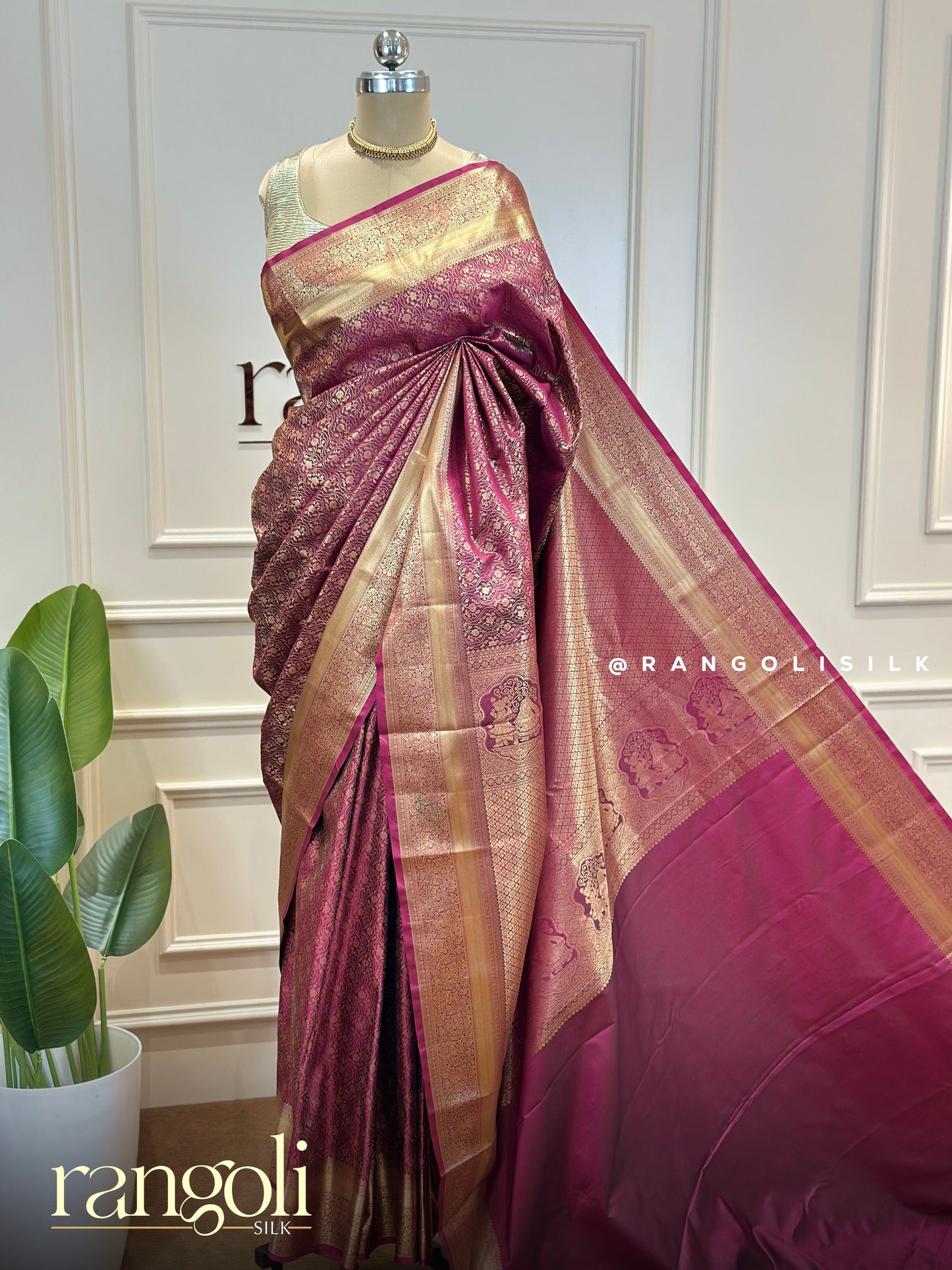 Elegant Tissue Silk Sarees - Soft Pastel & Rich Dark Shades - Post 791