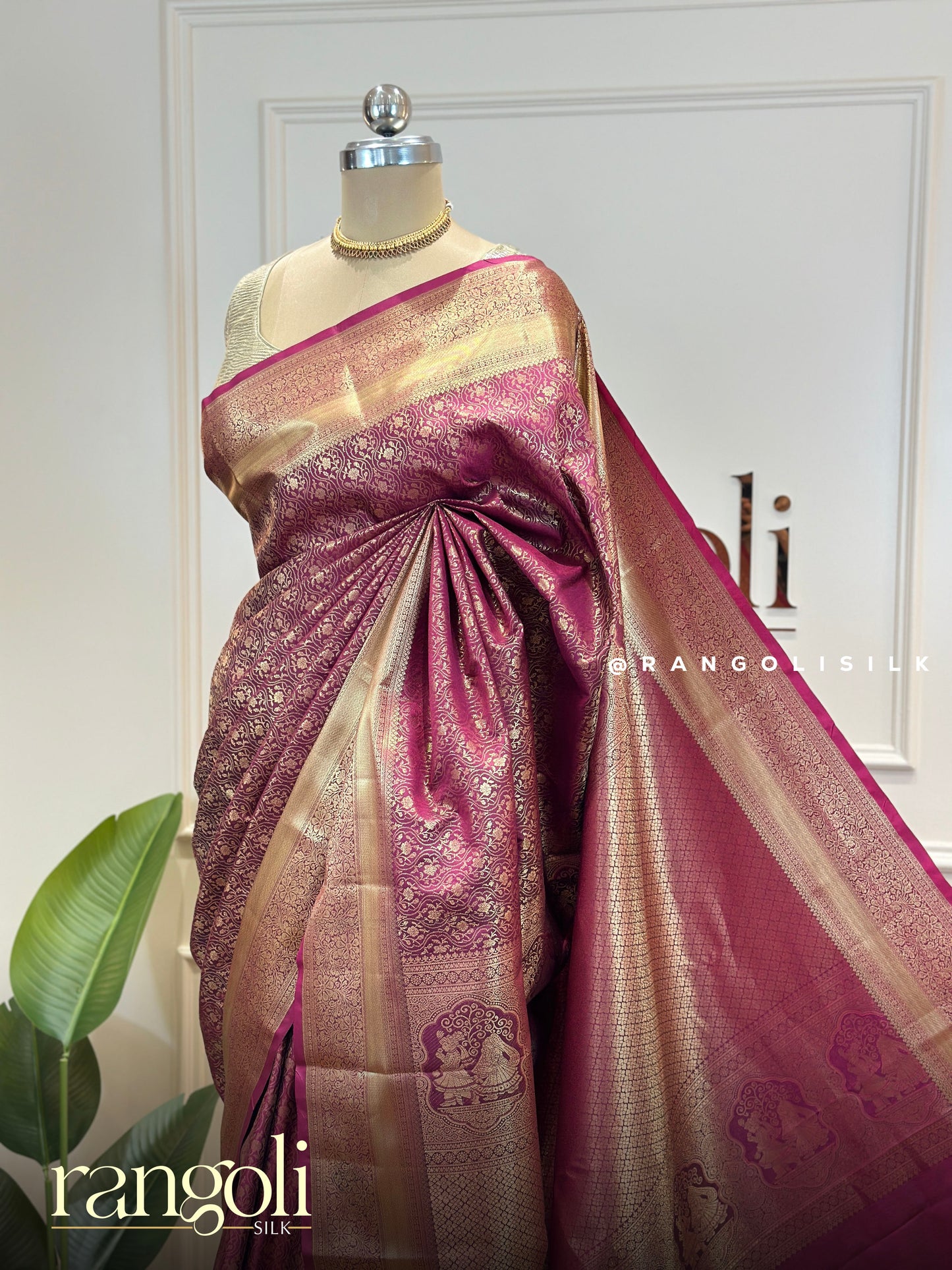 Elegant Tissue Silk Sarees - Soft Pastel & Rich Dark Shades - Post 791