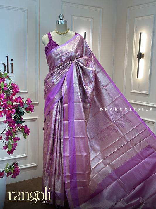 Elegant Pastel Tissue Silk Sarees - Post 906