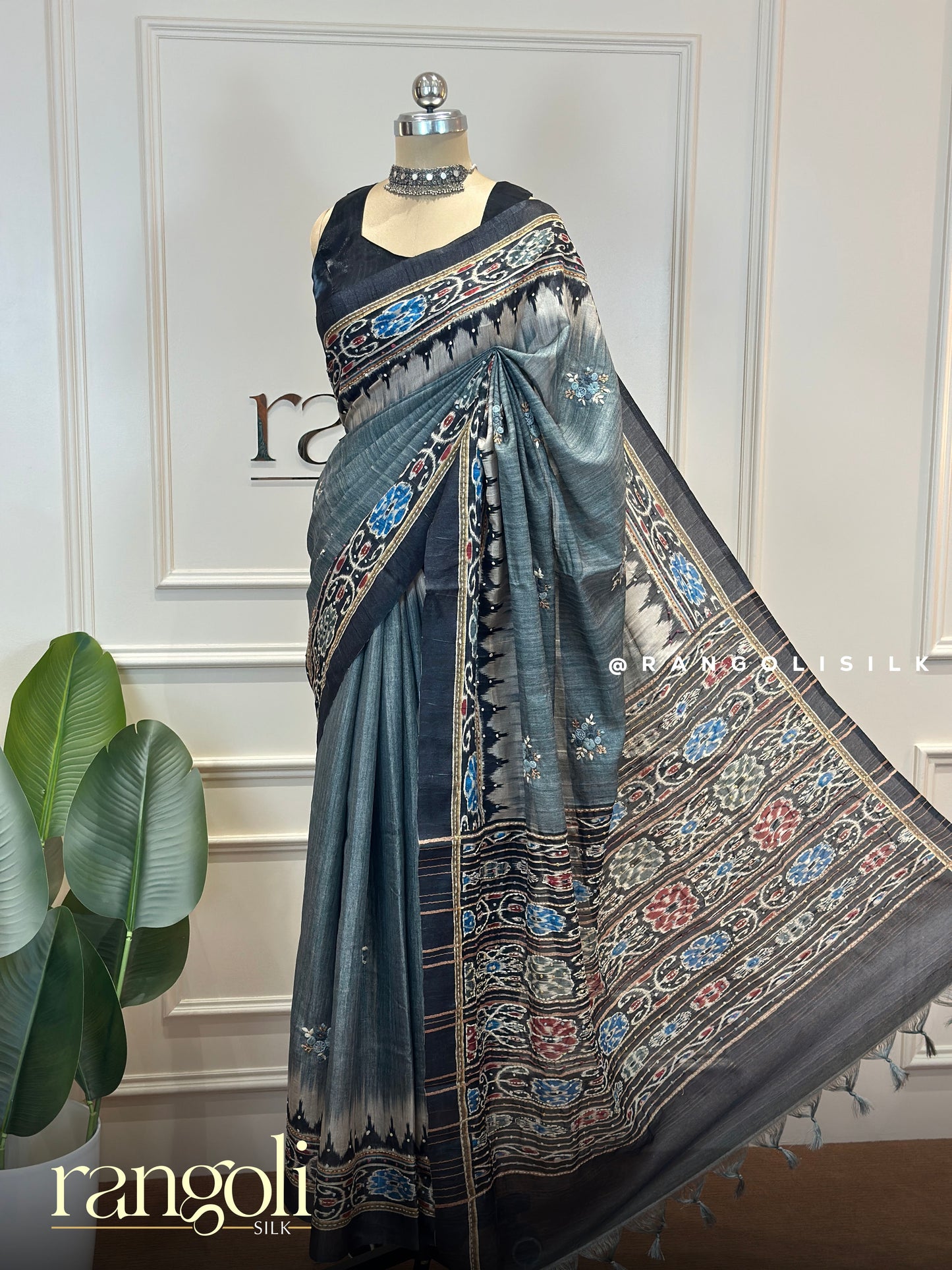 Elegant Cotton Saree with Traditional Woven Border - Post 808