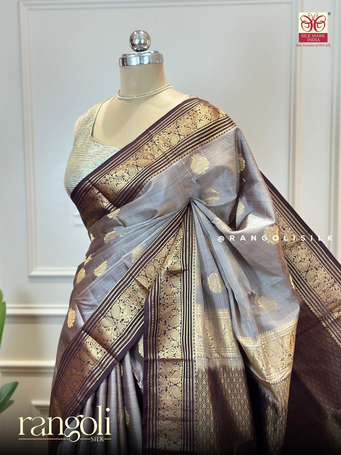 Traditional Kanchipuram Pure Silk Sarees - Post 627
