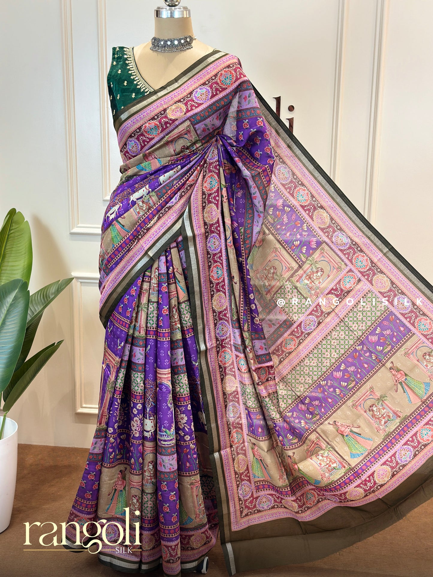 Printed Cotton Sarees with Intricate Borders - Post 653
