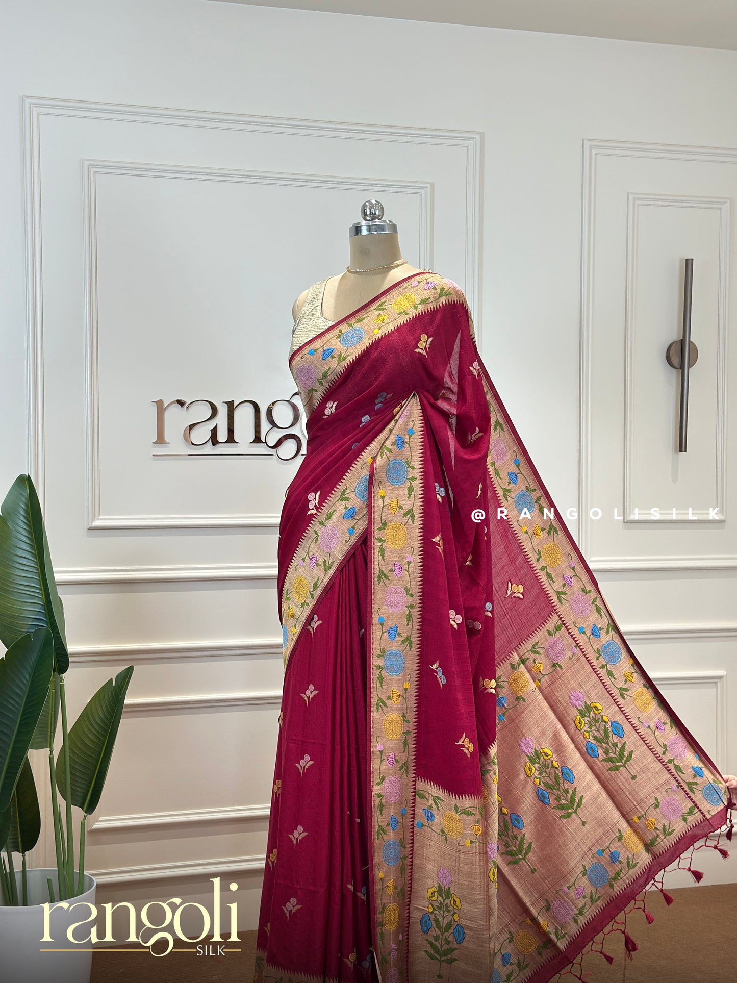 Banaras Saree in Beautiful Shades with Contrasting Rich Pallu - Post 417
