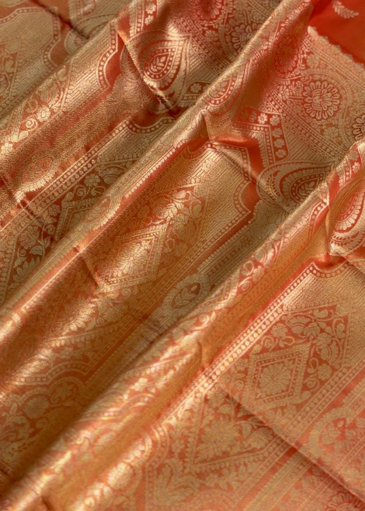 Soft Tissue Silk Saree with All-Over Floral & Bird Woven Pattern - Post 1030