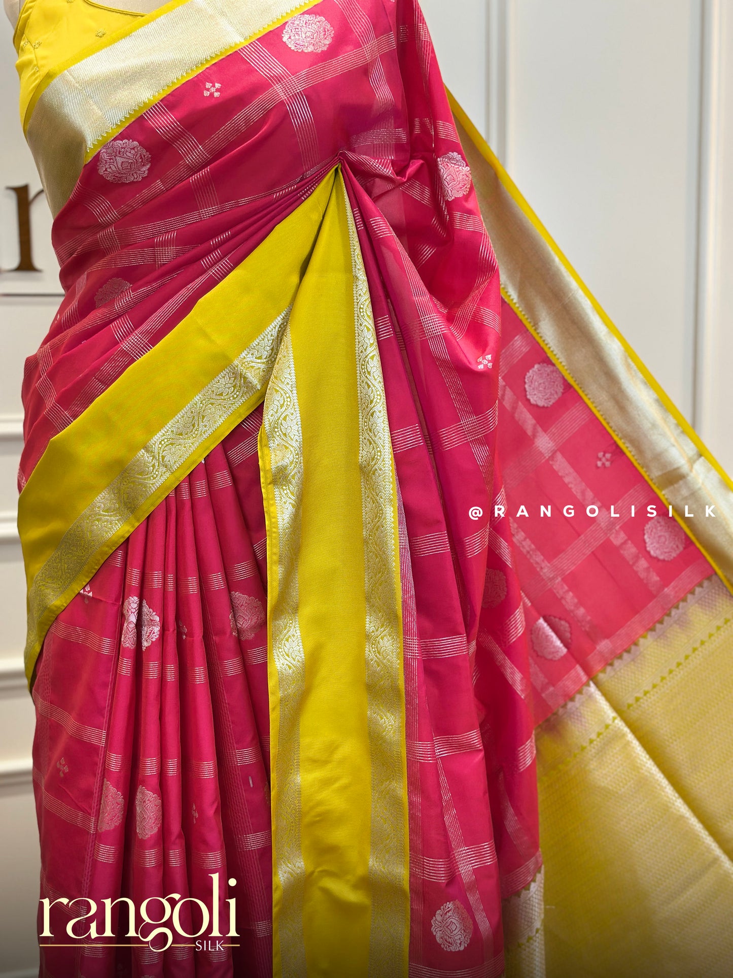 Premium Soft Silk Saree with Vibrant Colors & Intricate Zari Motifs - Post 641