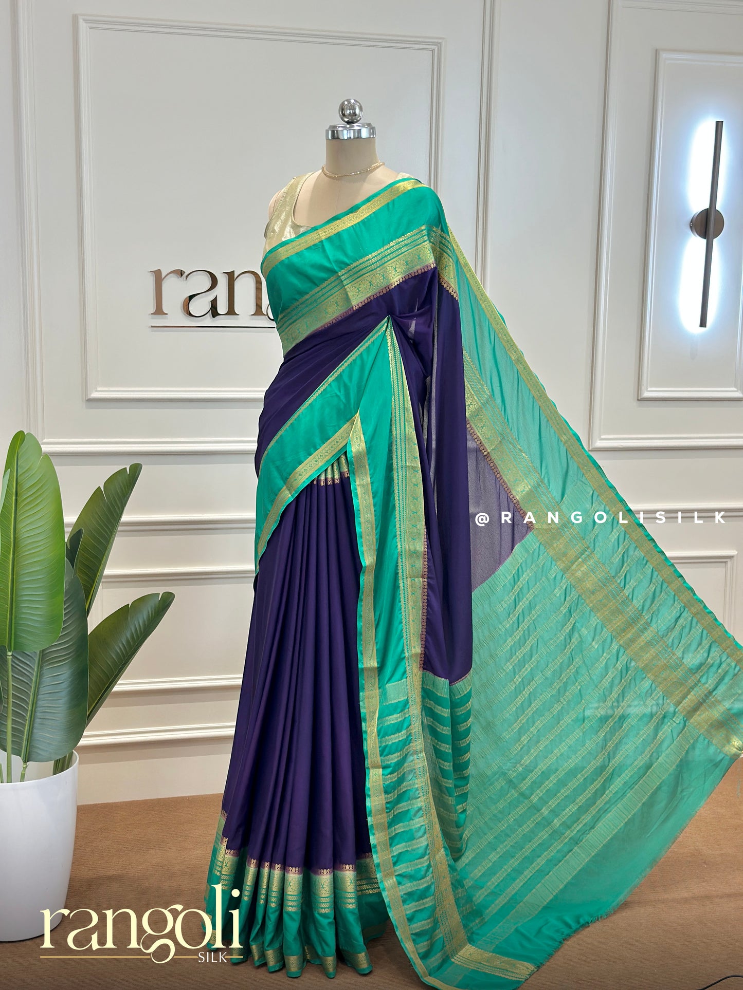 Semi Mysore Silk Saree – Graceful Drape in Beautiful Colors - Post 527