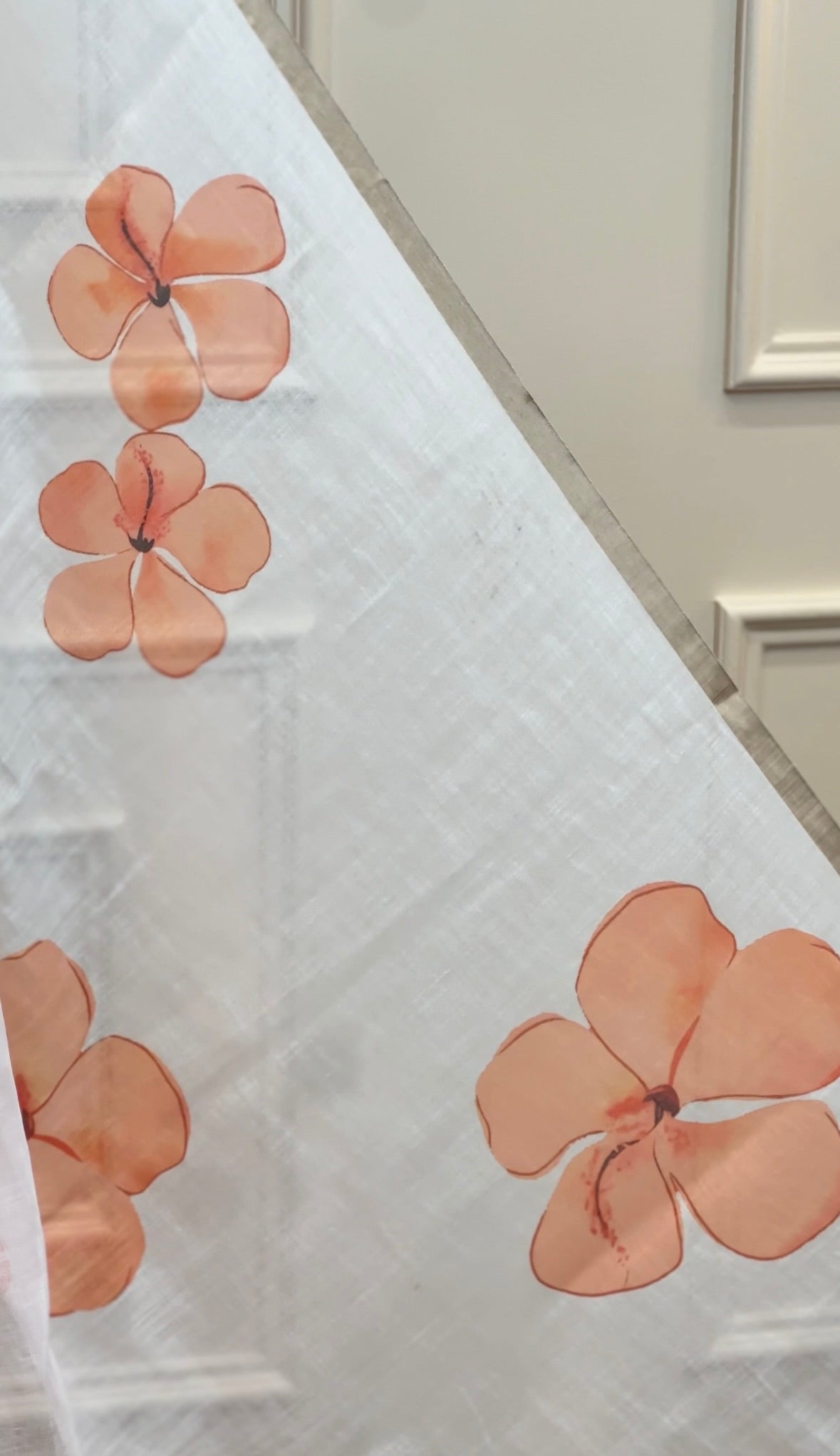 Soft Mix Cotton Saree with Elegant Floral Prints - Post 828