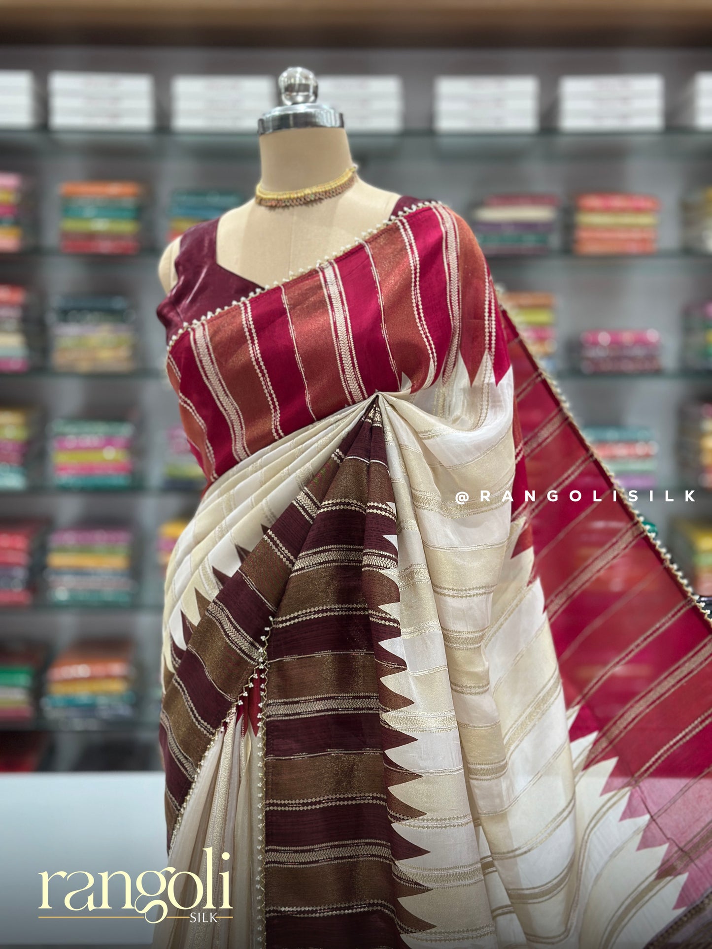 Banaras Saree with Ganga Jamuna Border - Post 956