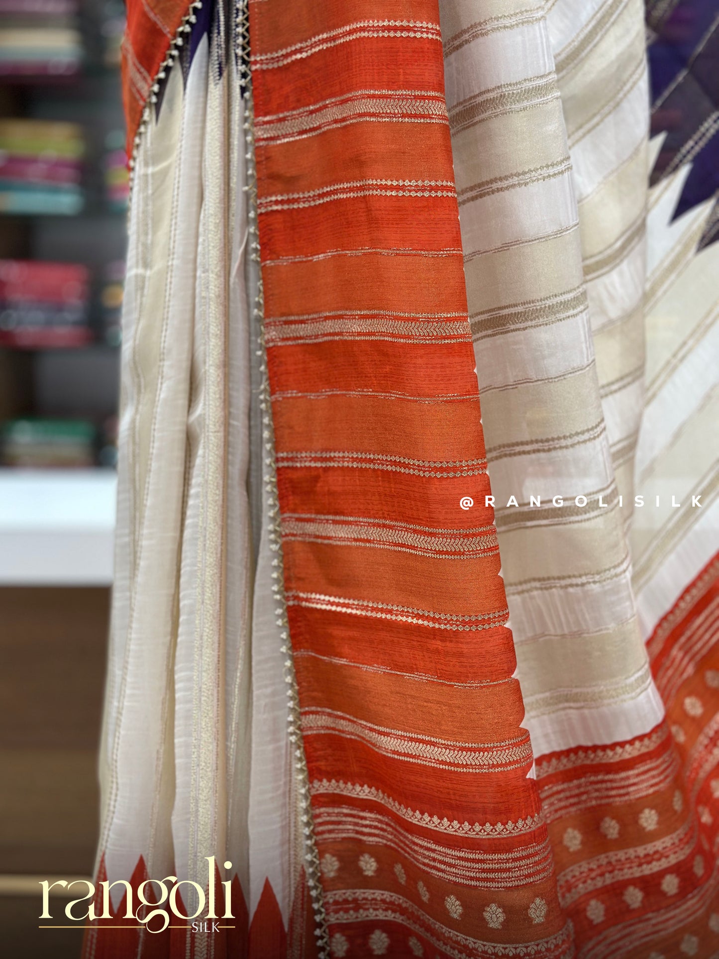 Banaras Saree with Ganga Jamuna Border - Post 956