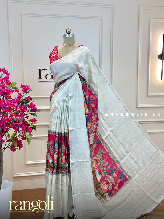 Kalamkari Saree with Motifs – Divine Elegance for Festive Celebrations - Post 540